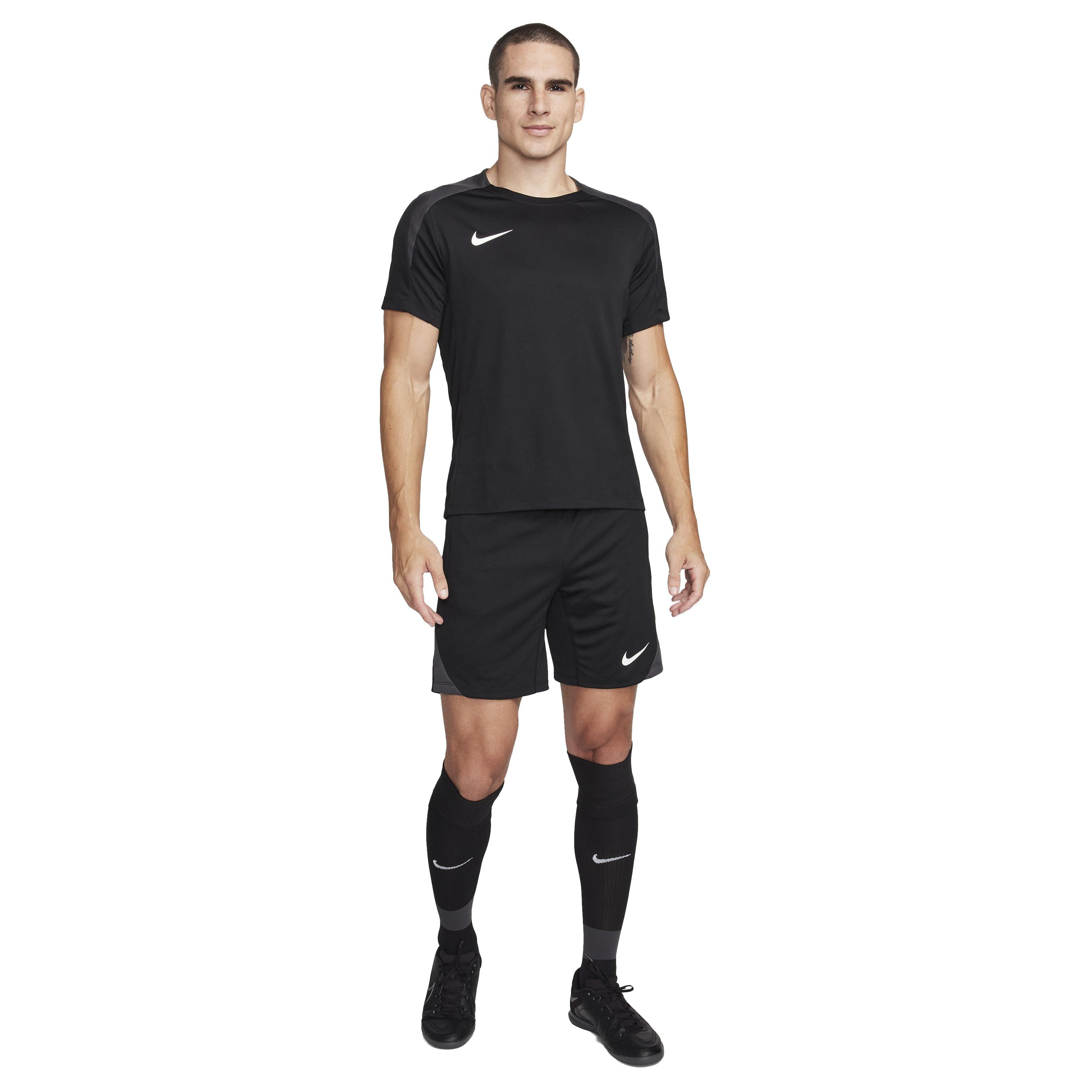 Nike Men's Strike Dri-FIT Short-Sleeve Soccer Top - Black - BLACK Thumbnail View 5