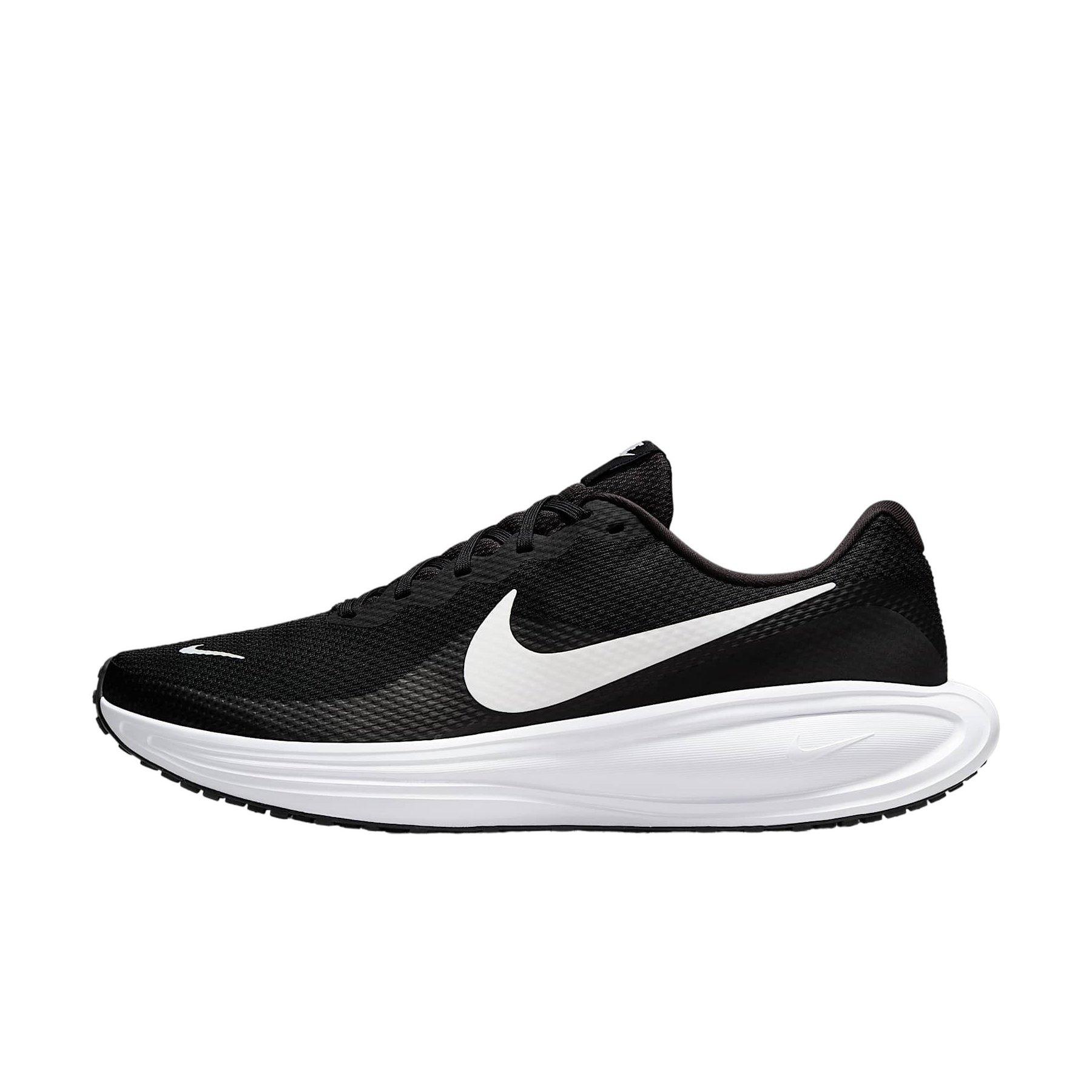Nike Revolution 8 "Black/Black/White" Men's Running Shoe - BLACK/BLACK/WHITE Thumbnail View 2