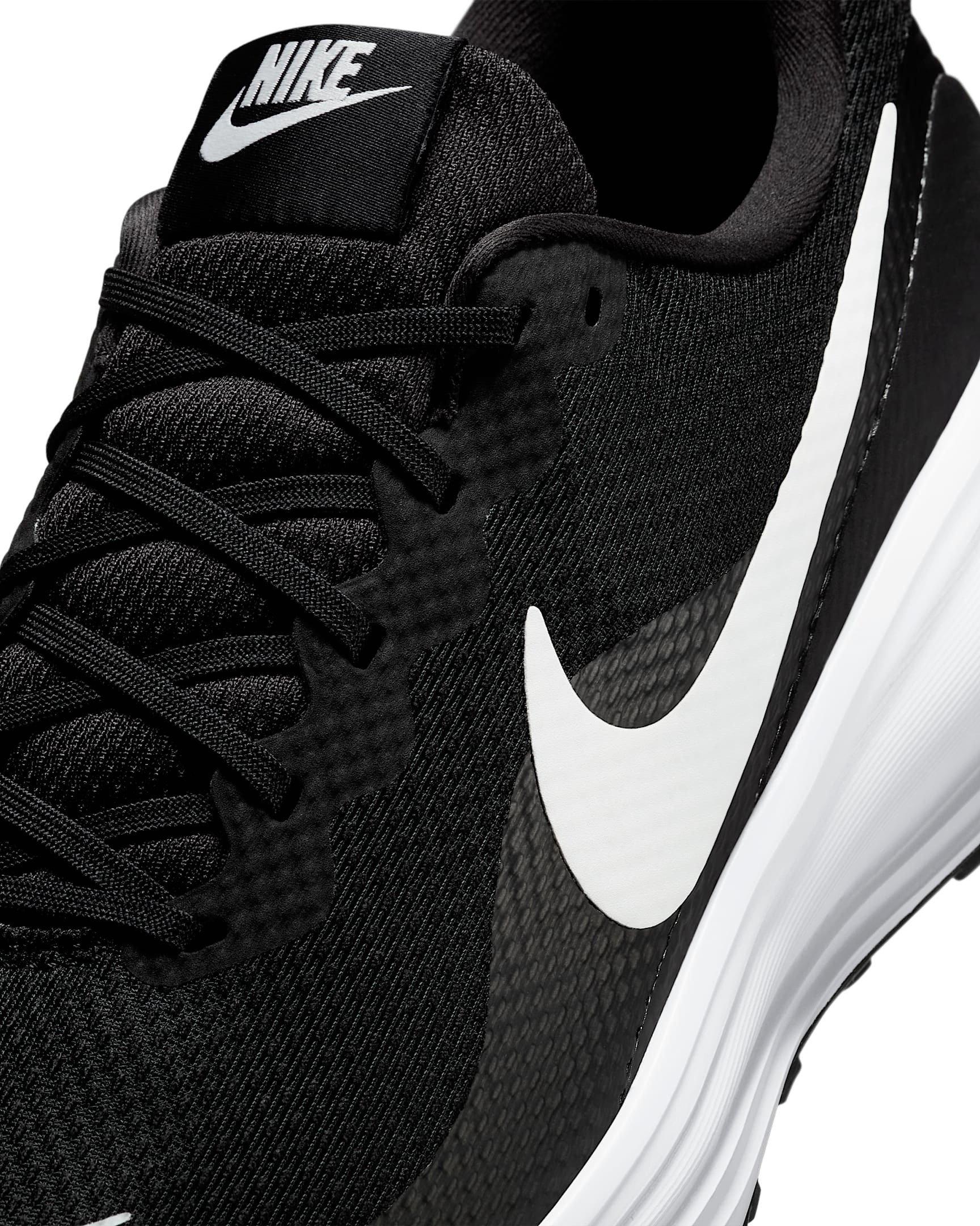 Nike Revolution 8 "Black/Black/White" Men's Running Shoe - BLACK/BLACK/WHITE Thumbnail View 6