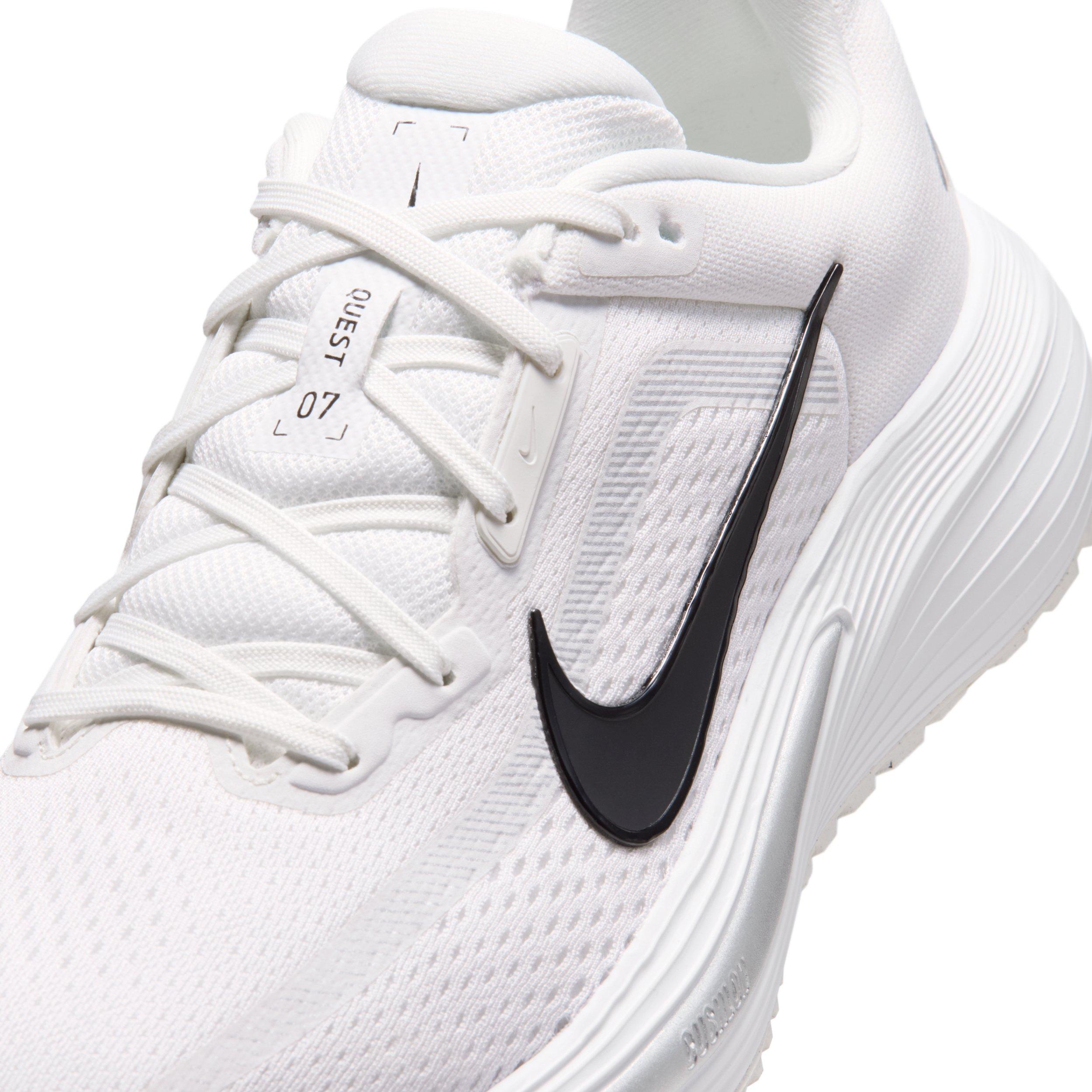 Nike Quest 7 "Summit White/White/Metallic Silver/Black" Women's Running Shoe - WHITE/WHITE/SILVER/BLACK