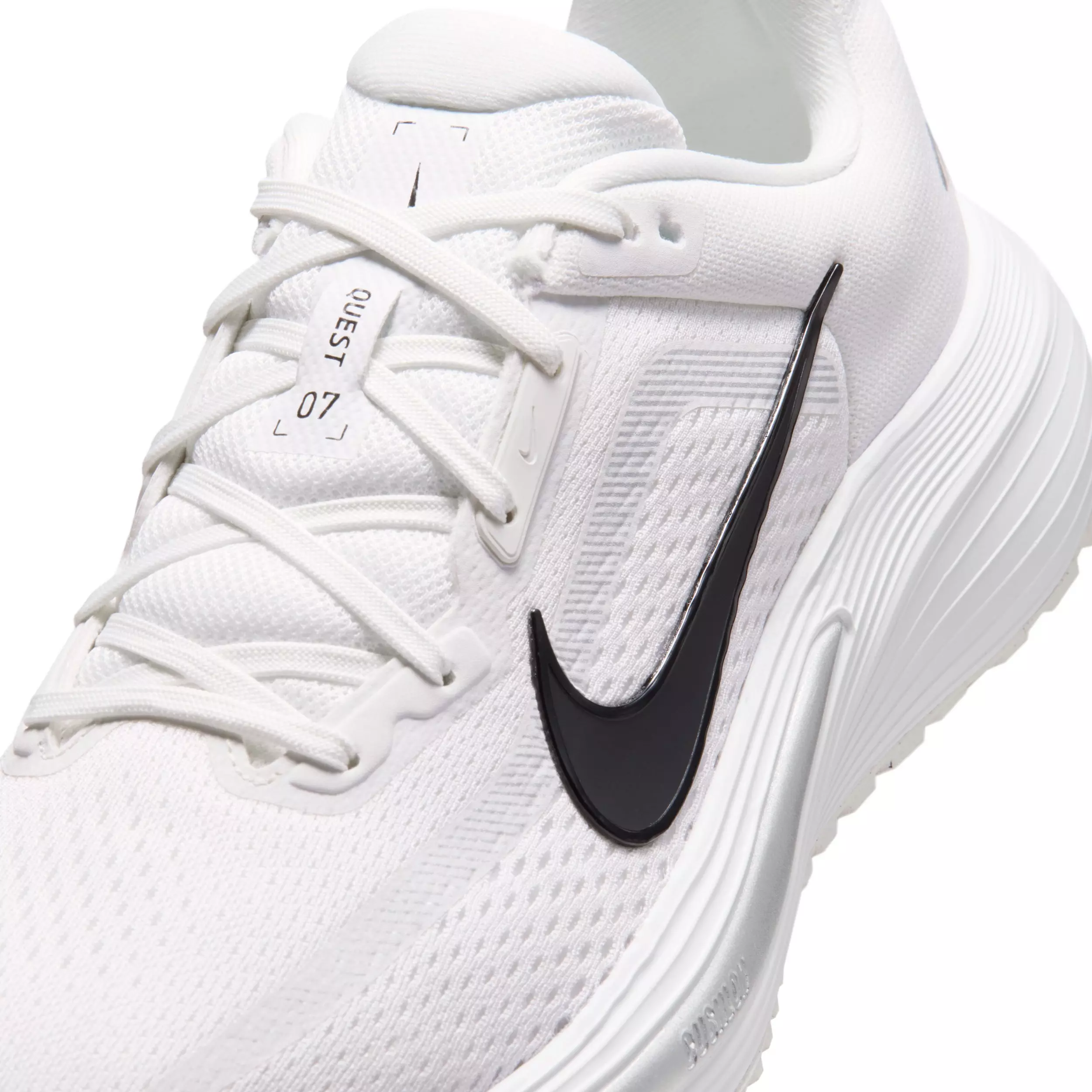 Nike Quest 7 "Summit White/White/Metallic Silver/Black" Women's Running Shoe - WHITE/WHITE/SILVER/BLACK