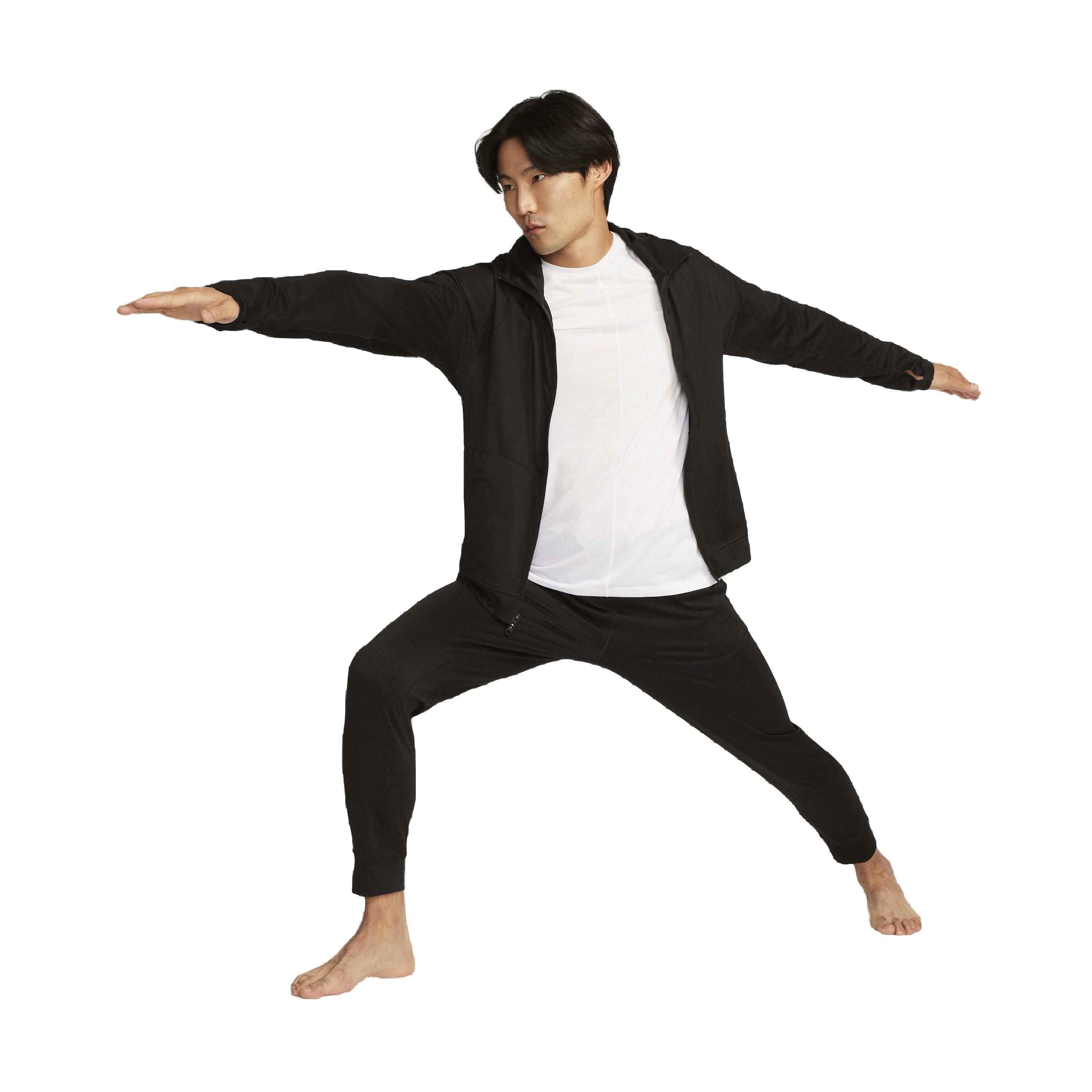 Nike Men's Yoga Dri-FIT Joggers - BLACK Thumbnail View 6