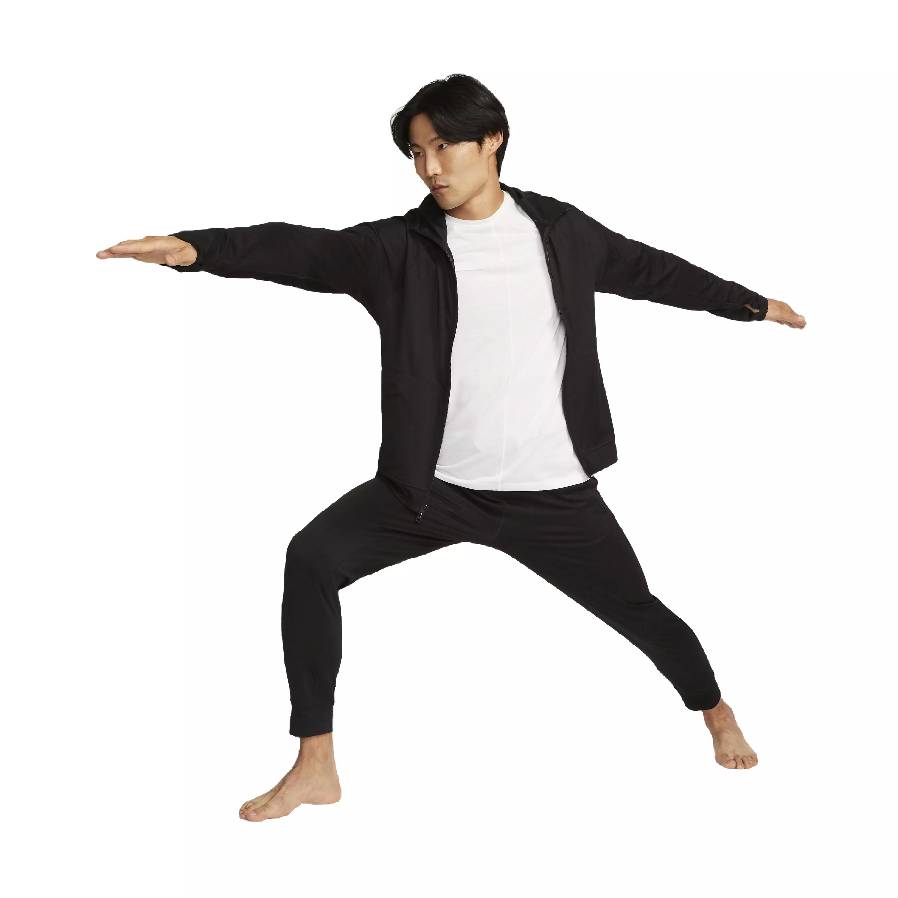 Nike Men's Yoga Dri-FIT Joggers - BLACK