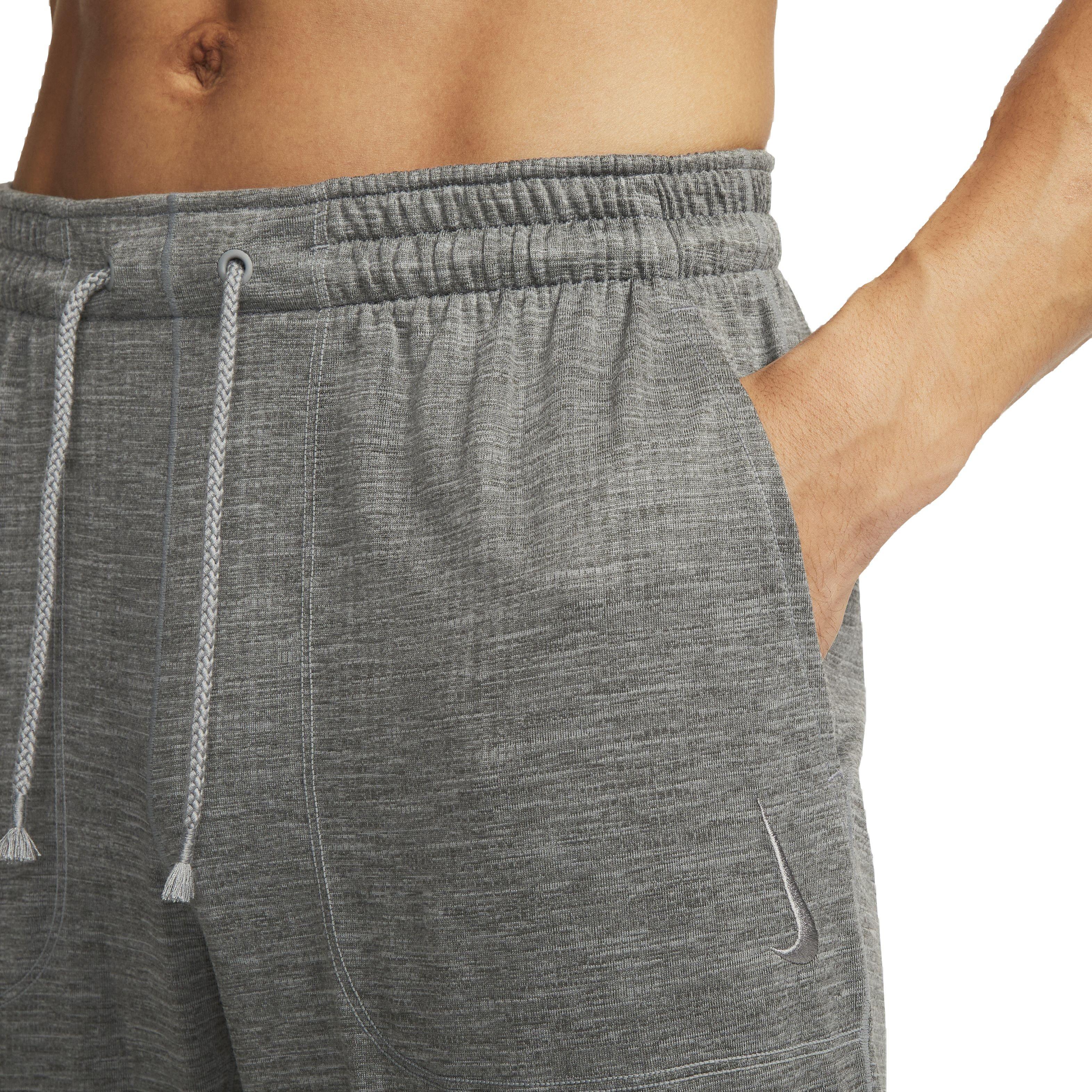 Nike Men's Yoga Dri-FIT Joggers - GREY Thumbnail View 3