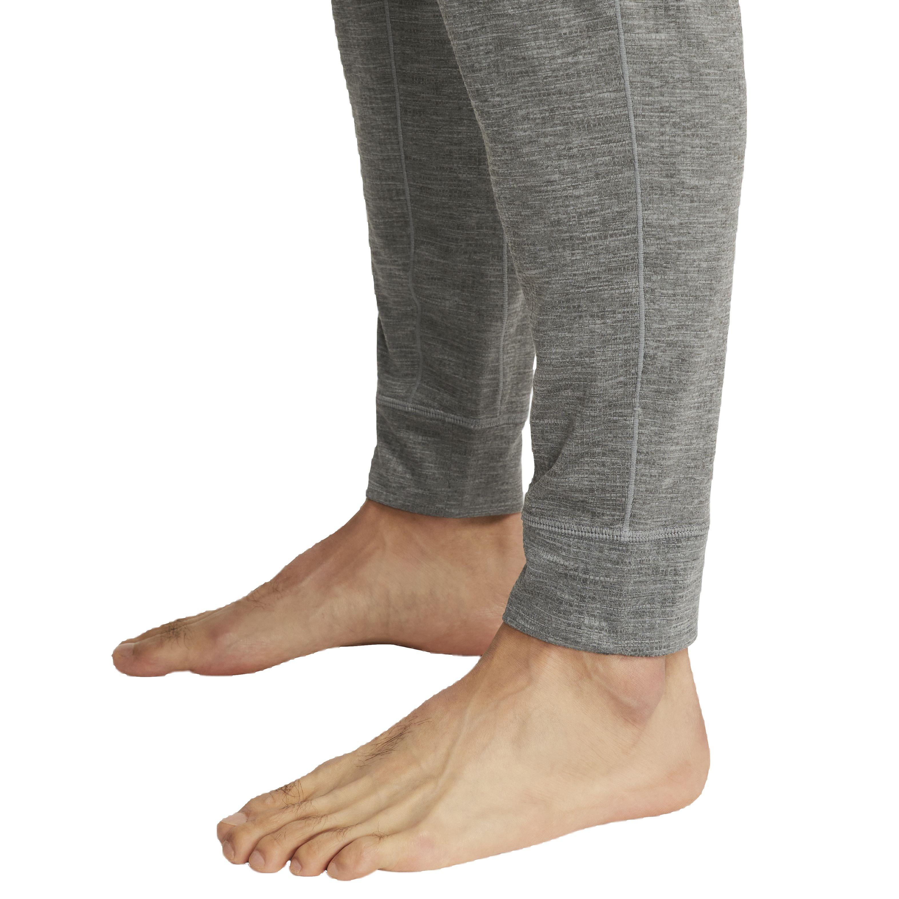 Nike Men's Yoga Dri-FIT Joggers - GREY Thumbnail View 5
