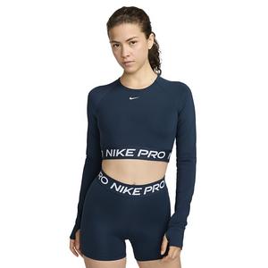 Nike Women's Pro Dri-FIT Cropped Long Sleeve Top