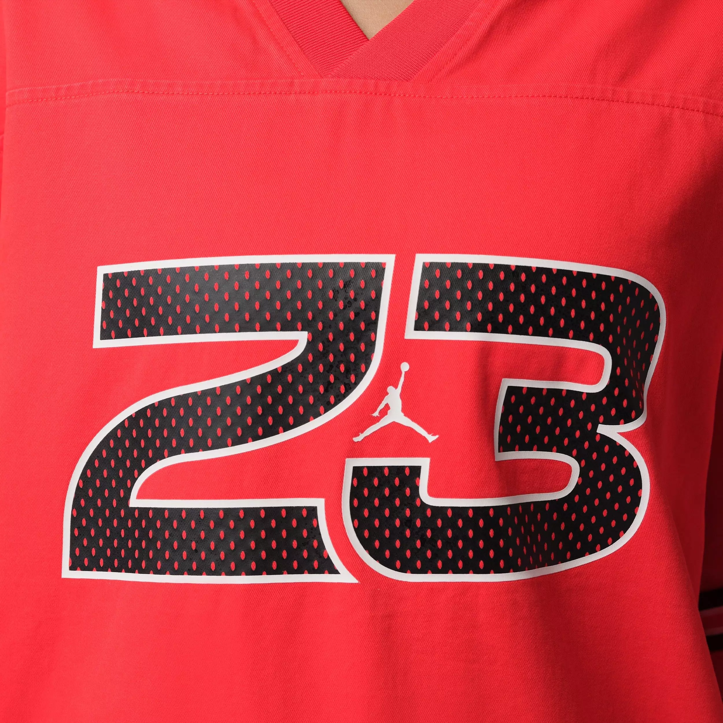 Jordan Women's Flight Woven Jersey Top - Red - RED