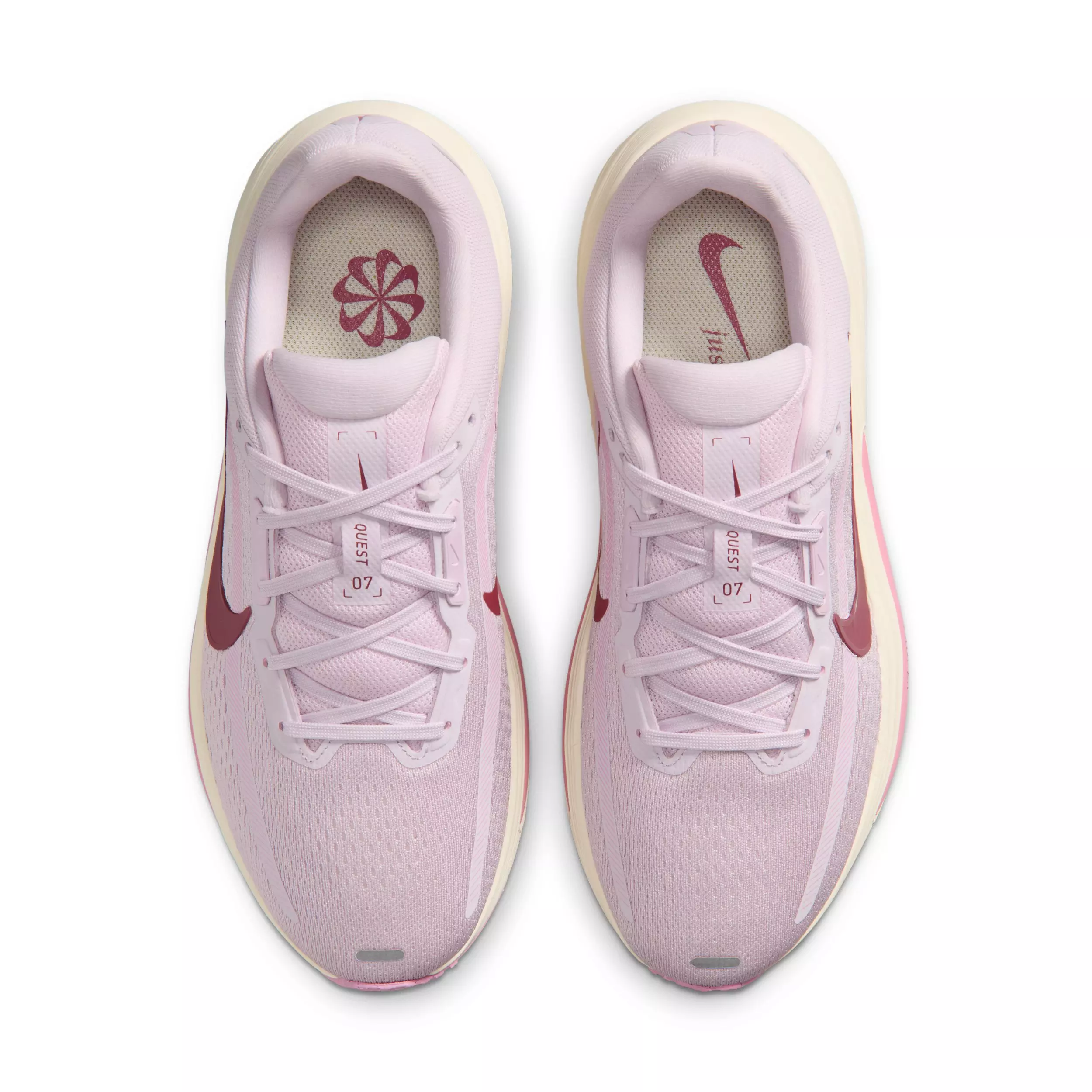 Nike Quest 7 "Bleached Lilac/Sail/Pink Rise/Pink Smoke" Women's Running Shoe - LILAC/SAIL/PINK/PINK