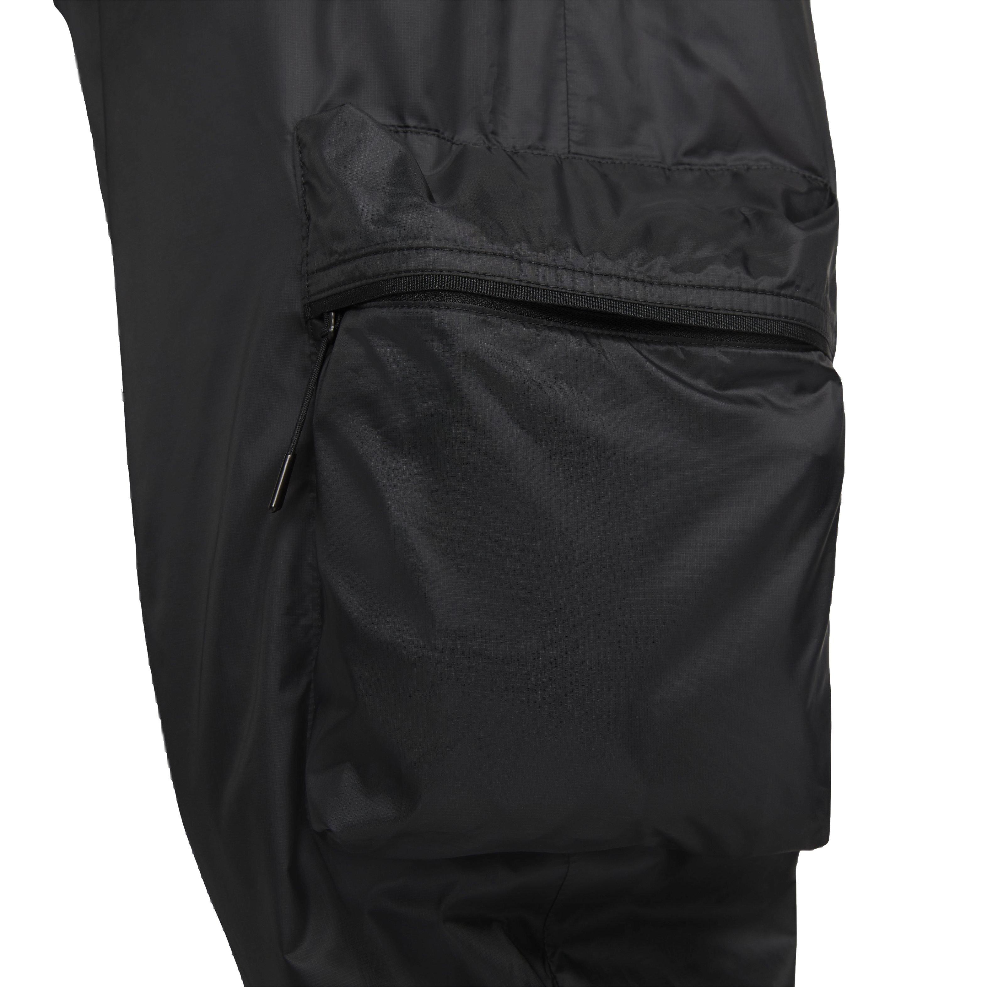 Nike Men's Tech Lined Woven Pants - BLACK Thumbnail View 4