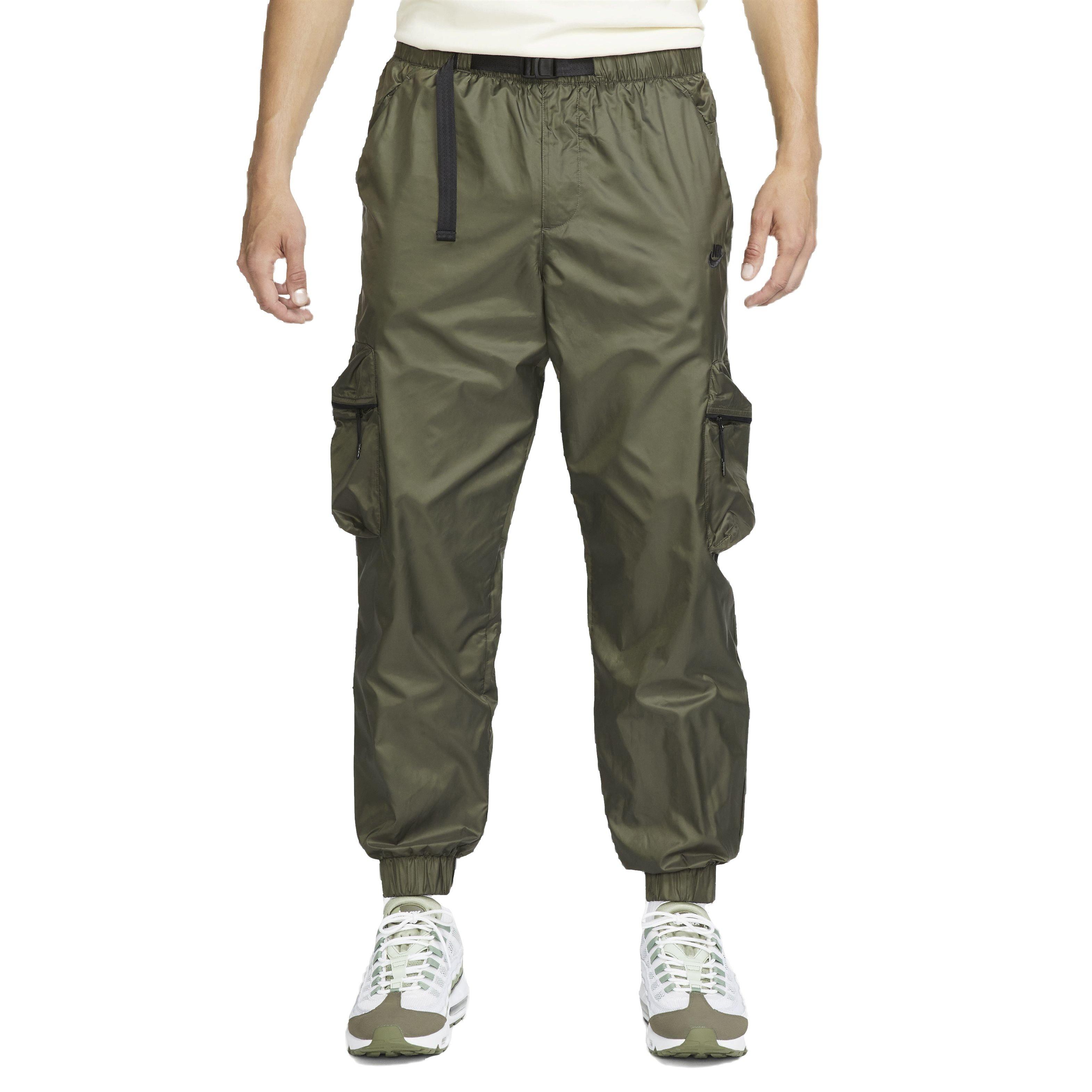 Nike Men's Tech Lined Woven Pants - GREEN Thumbnail View 1