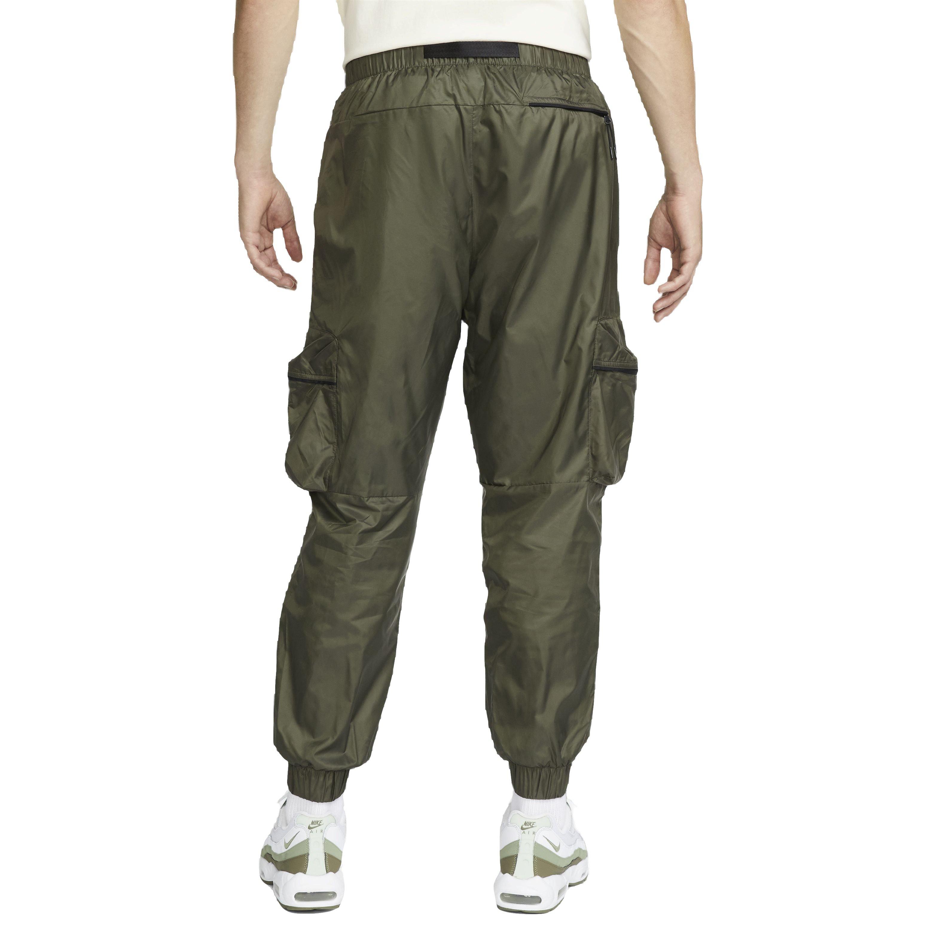 Nike Men's Tech Lined Woven Pants - GREEN Thumbnail View 2