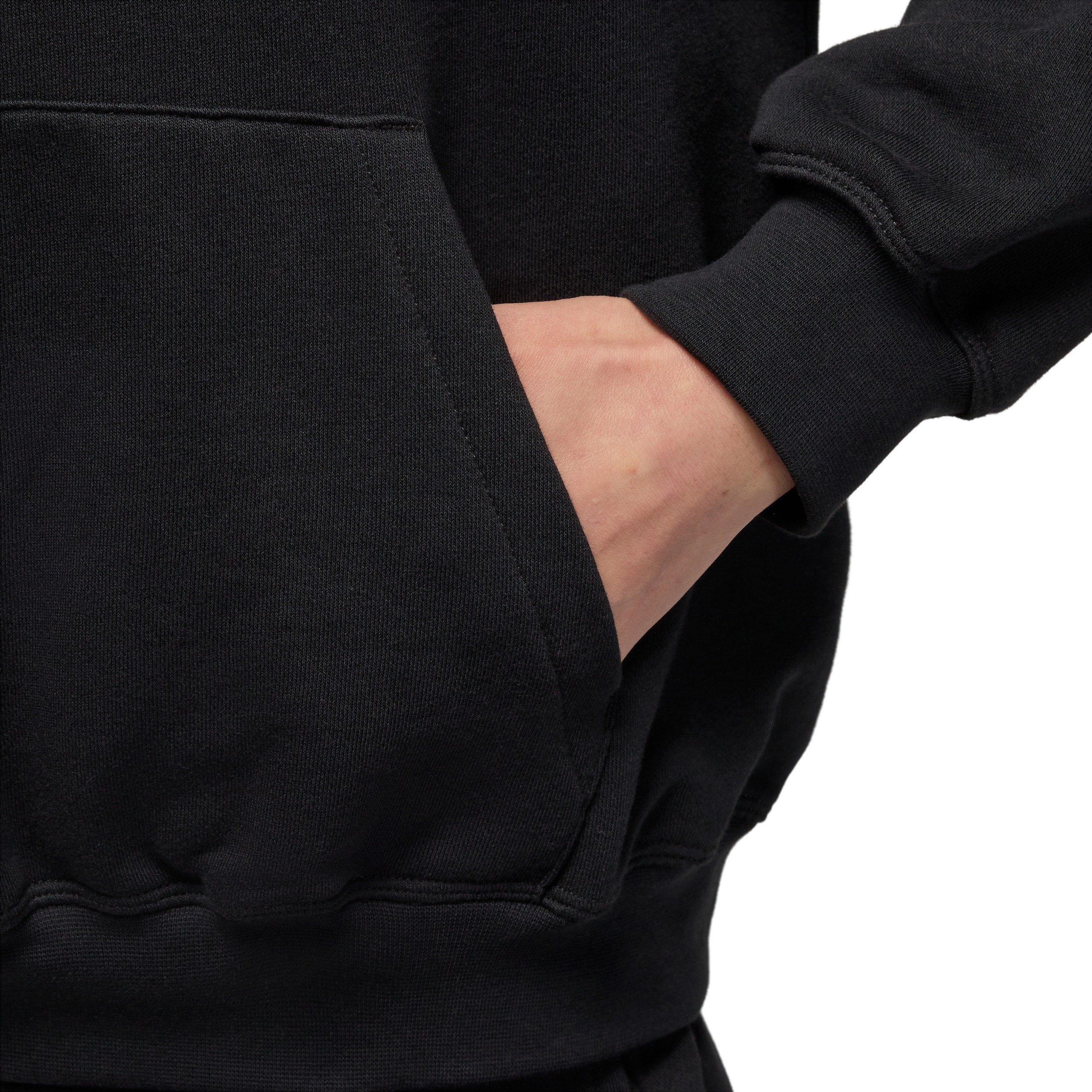 Jordan Women's Sport Crossover Dri-FIT Fleece Hoodie - Black - BLACK Thumbnail View 4