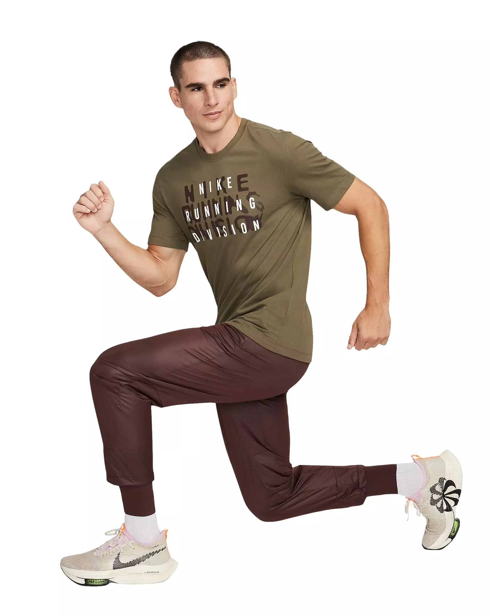 Nike Men's Running Division Phenom Storm-FIT Running Pants - BROWN