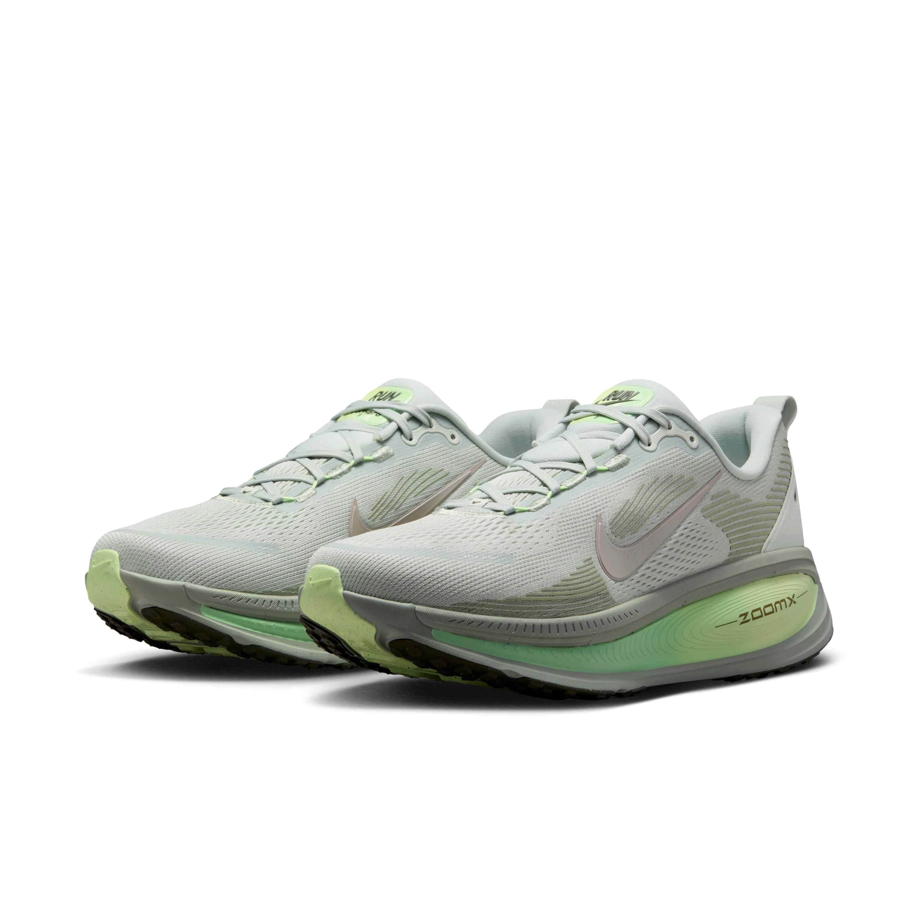 Nike Vomero 18 "Light Silver/Barely Volt/Dusty Olive/College Grey" Men's Running Shoe - LT SILVER/VOLT/OLIVE/GREY Thumbnail View 3