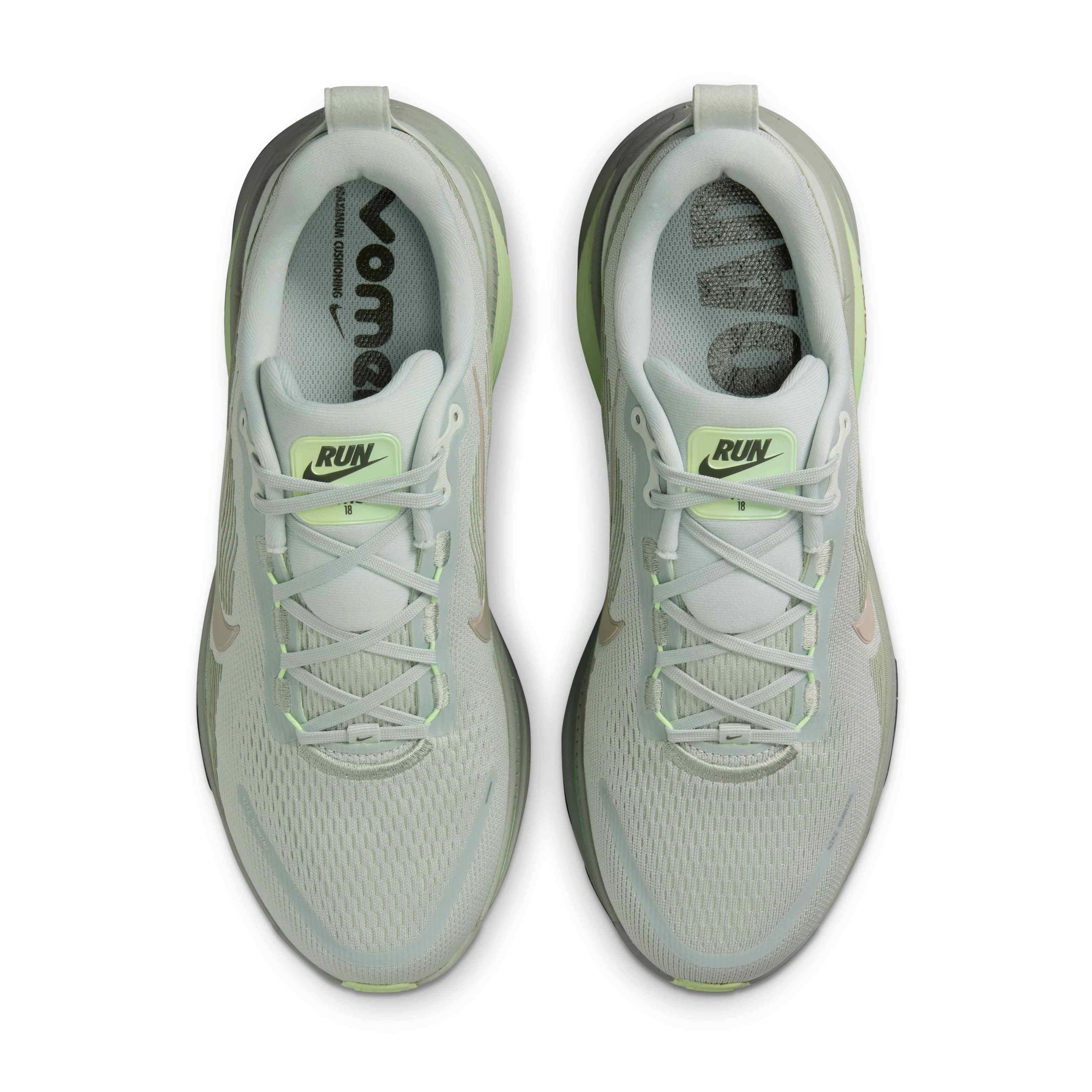 Nike Vomero 18 "Light Silver/Barely Volt/Dusty Olive/College Grey" Men's Running Shoe - LT SILVER/VOLT/OLIVE/GREY Thumbnail View 4