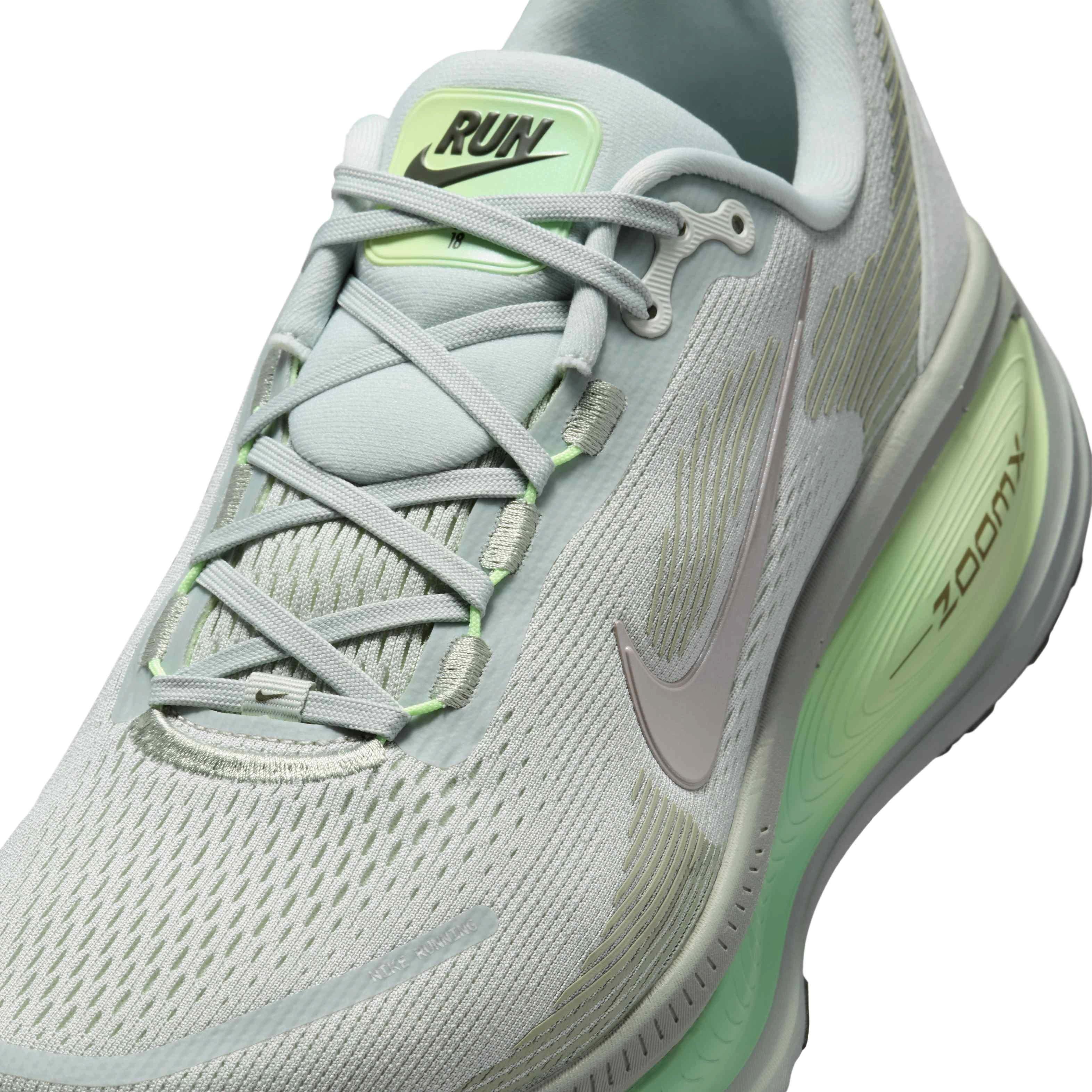 Nike Vomero 18 "Light Silver/Barely Volt/Dusty Olive/College Grey" Men's Running Shoe - LT SILVER/VOLT/OLIVE/GREY Thumbnail View 7