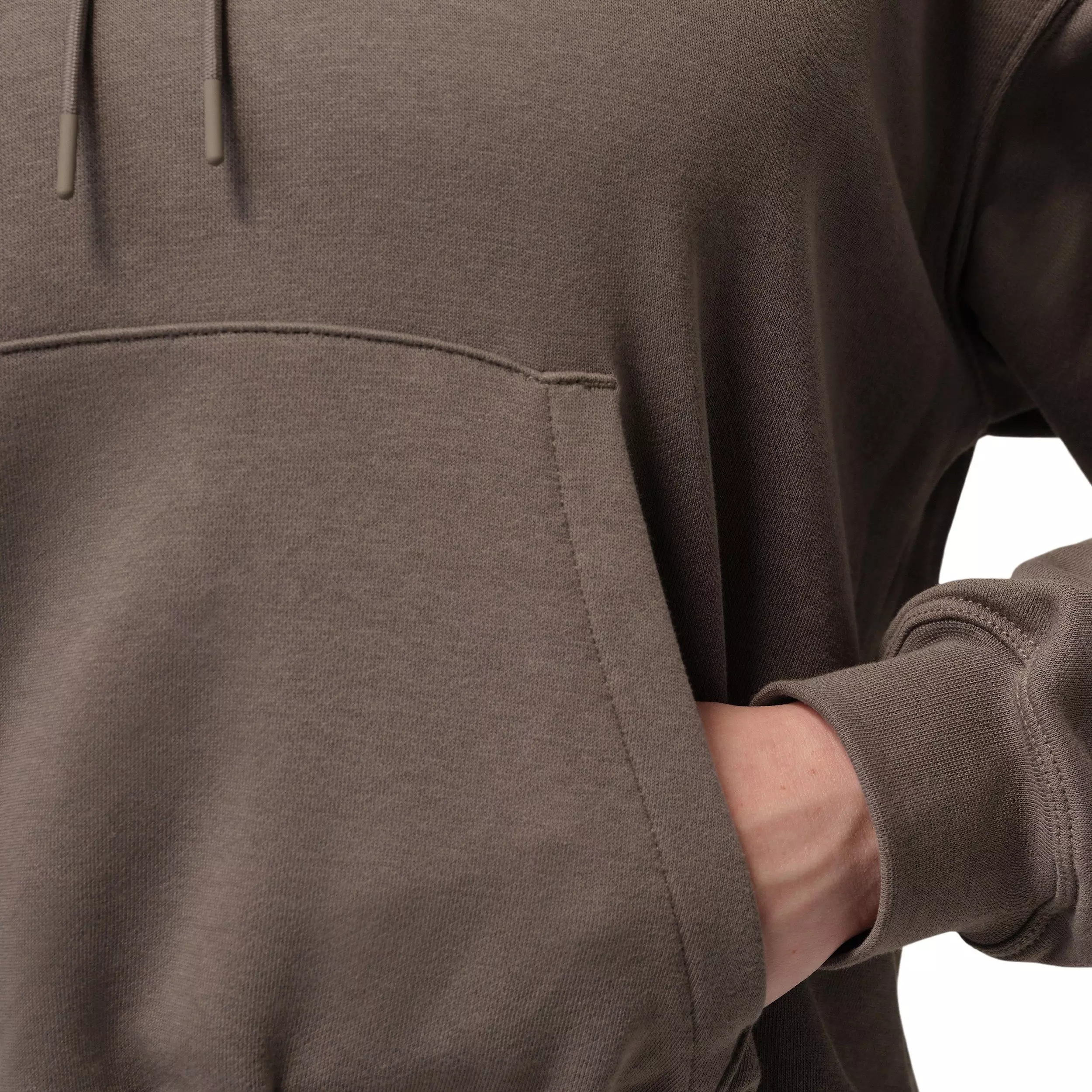 Jordan Women's Sport Crossover Dri-FIT Fleece Hoodie -Grey - GREY