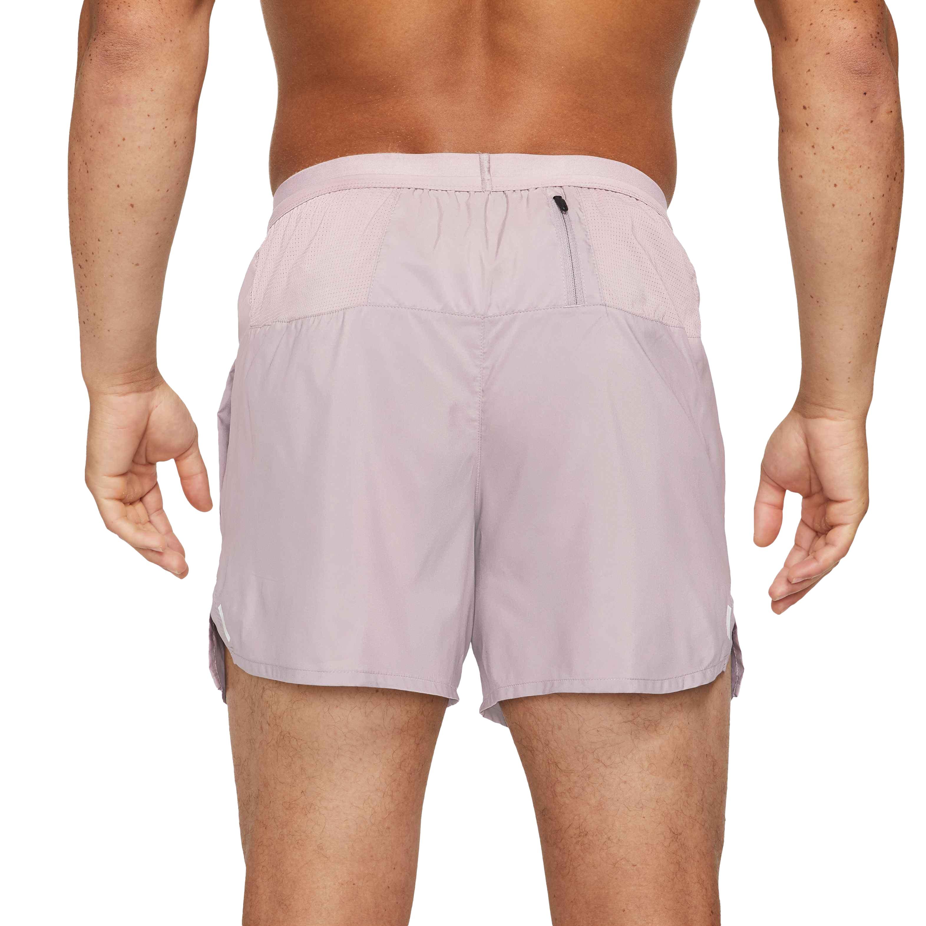 Nike Men's Lt Violet Flex Stride 5" Brief Running Shorts - GREY Thumbnail View 2