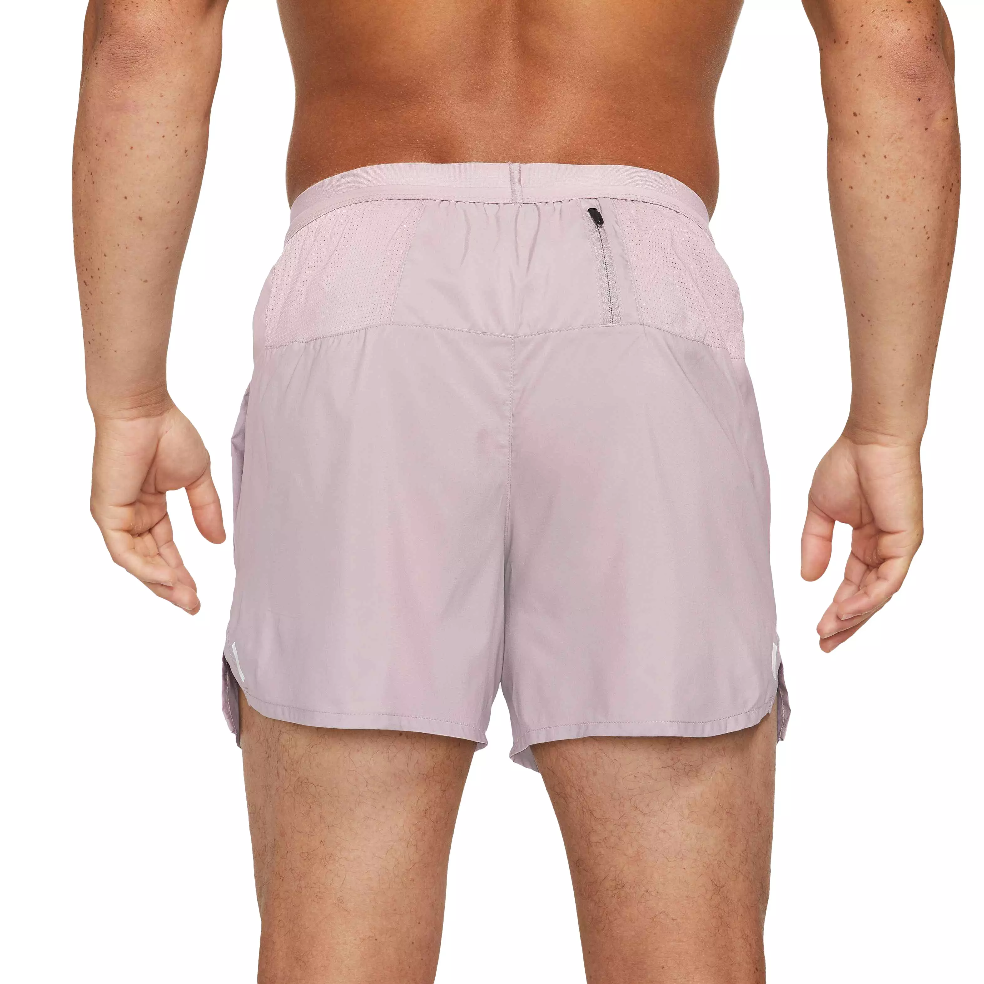 Nike Men's Lt Violet Flex Stride 5" Brief Running Shorts - GREY