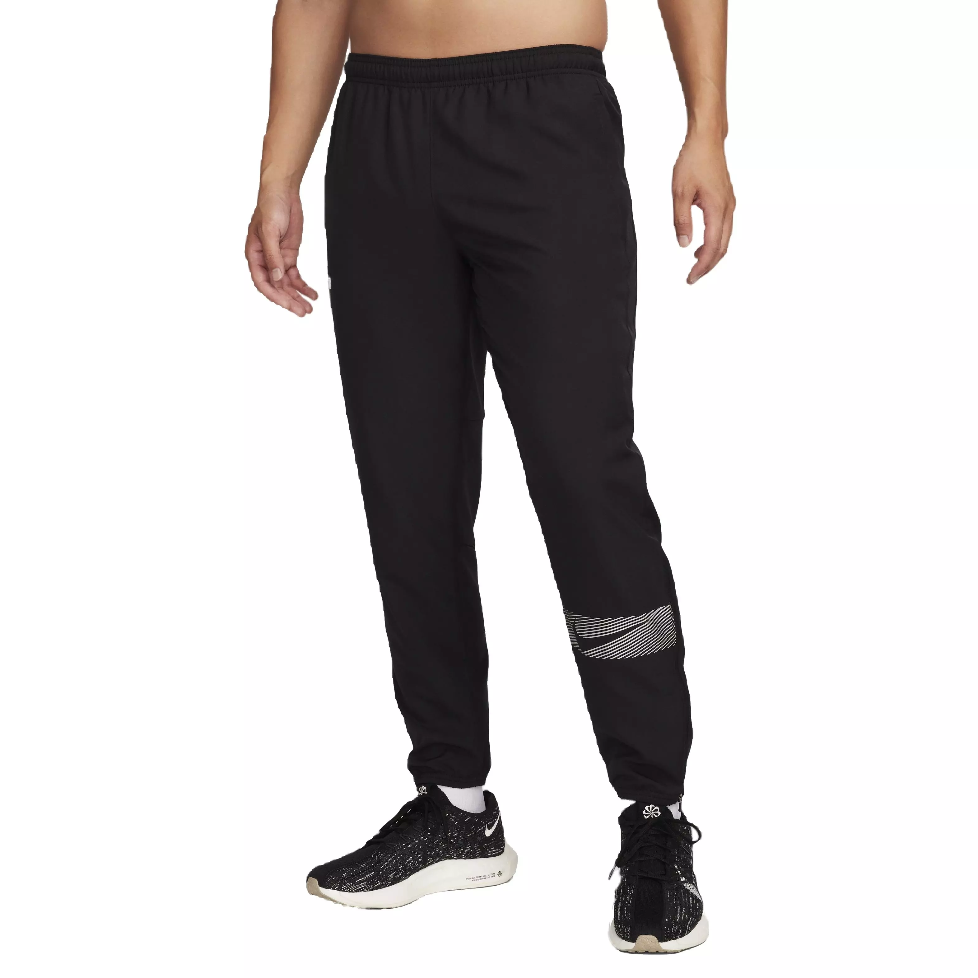 Nike Men's Dri-FIT Challenger Flash Woven Running Pants - BLACK