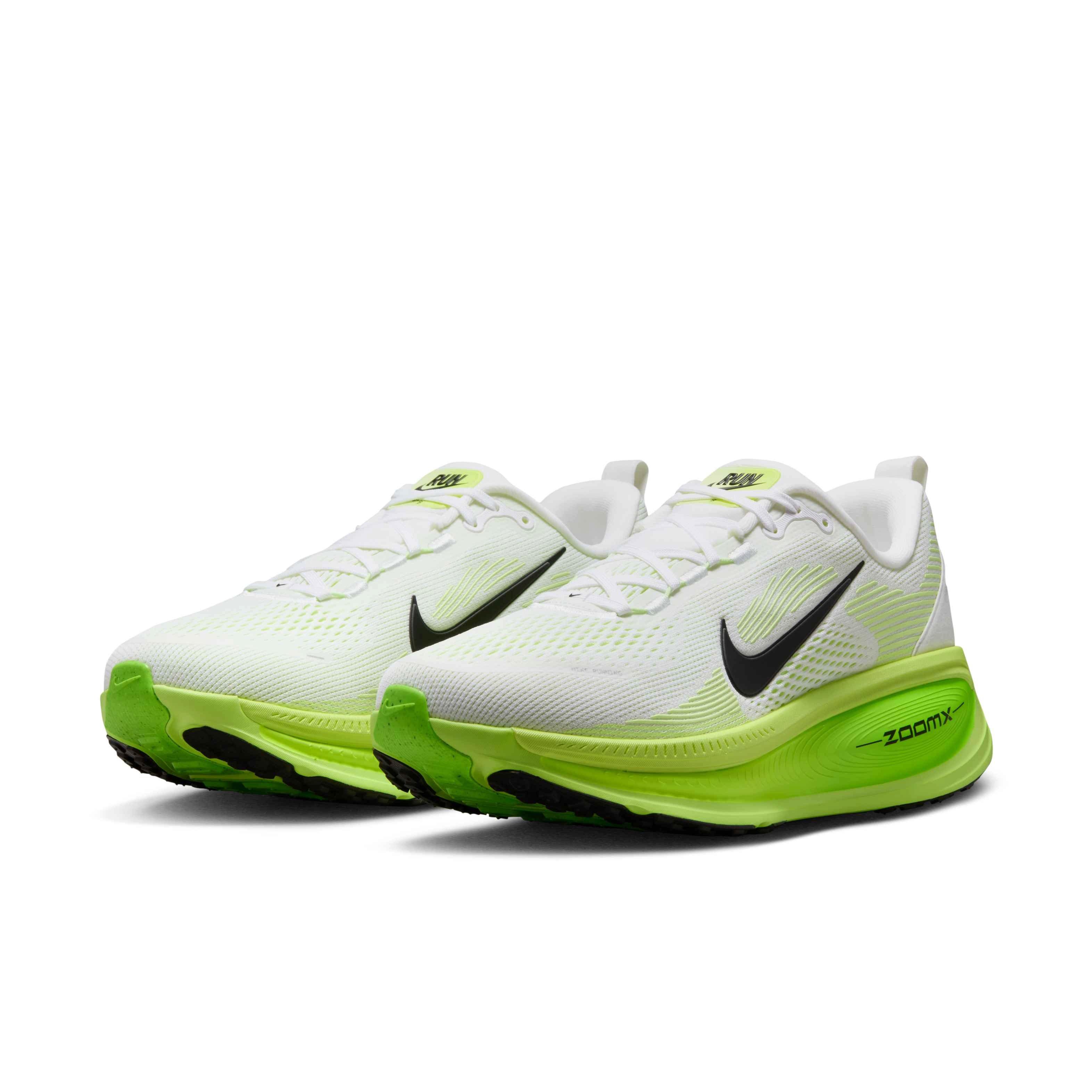 Nike Vomero 18 "White/Electric Green/Volt/Black" Men's Running Shoe - WHITE/GREEN/VOLT/BLACK Thumbnail View 3
