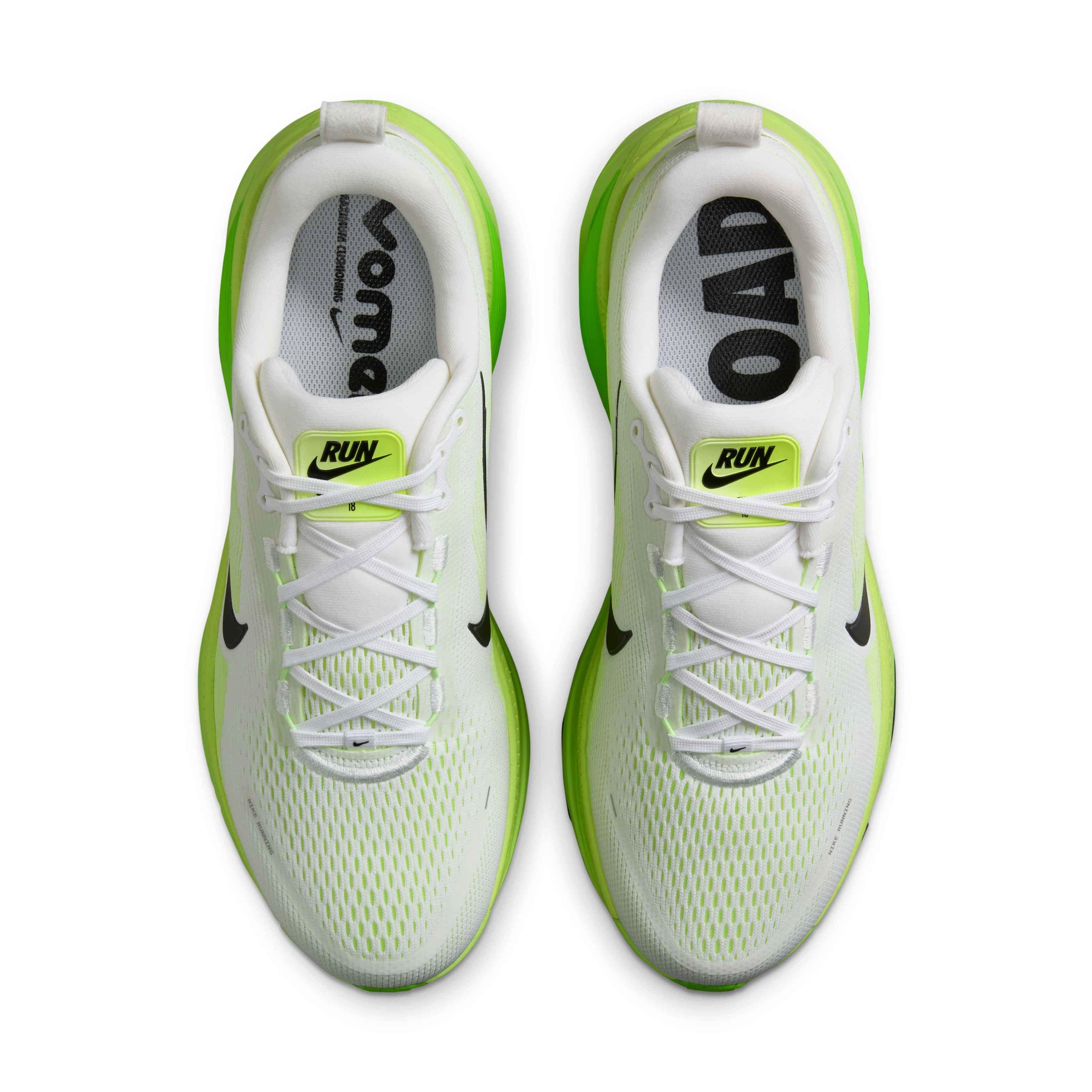 Nike Vomero 18 "White/Electric Green/Volt/Black" Men's Running Shoe - WHITE/GREEN/VOLT/BLACK Thumbnail View 4