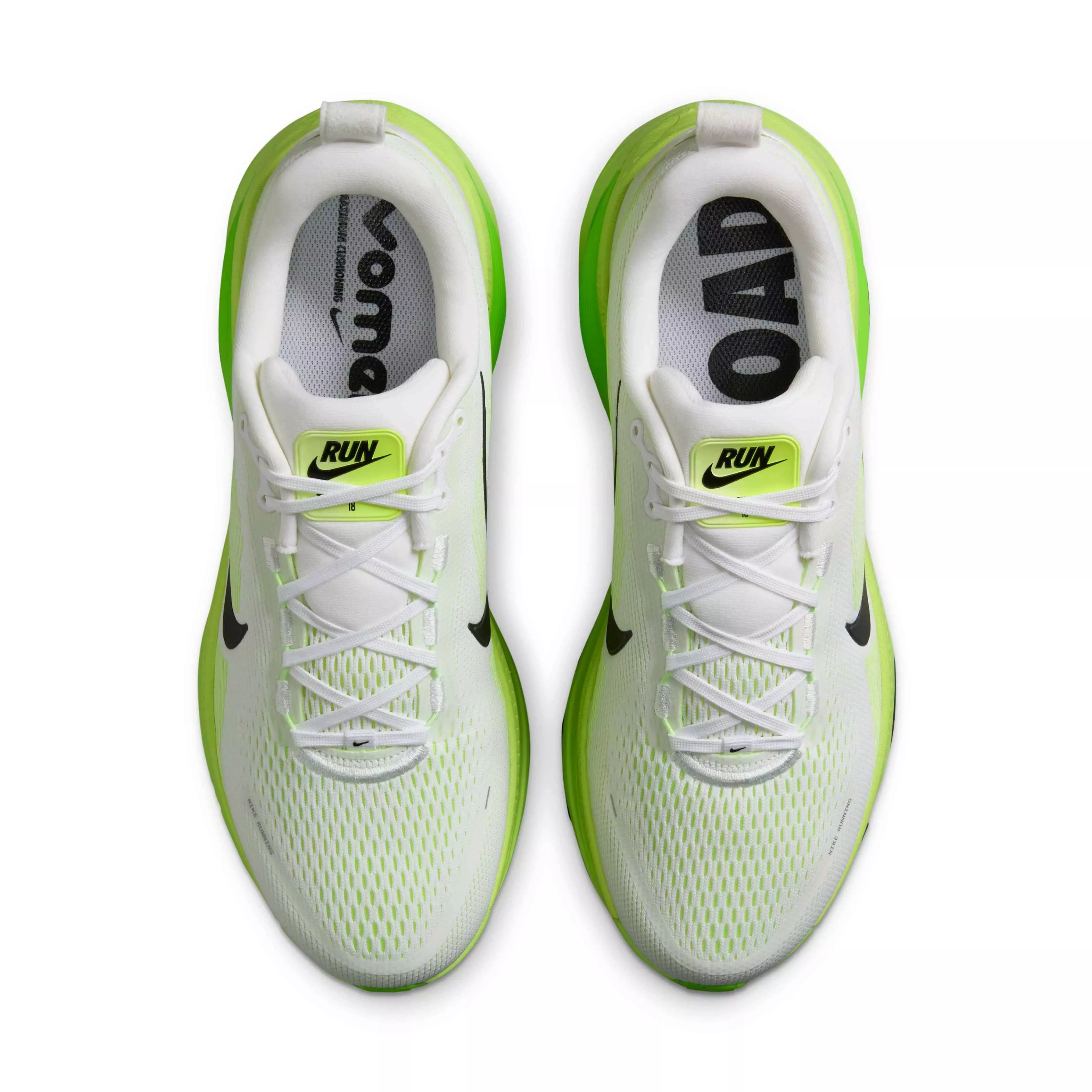 Nike Vomero 18 "White/Electric Green/Volt/Black" Men's Running Shoe - WHITE/GREEN/VOLT/BLACK