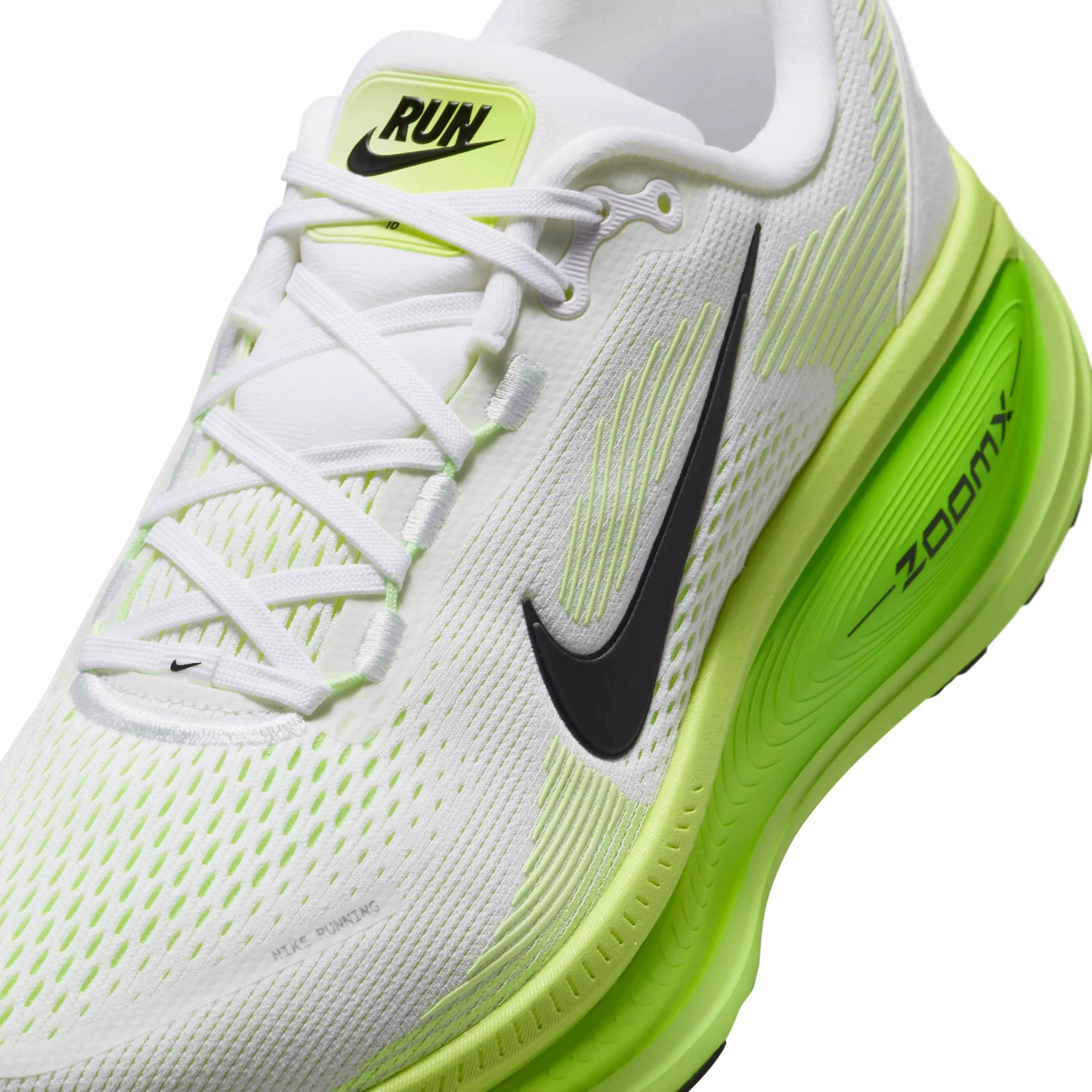 Nike Vomero 18 "White/Electric Green/Volt/Black" Men's Running Shoe - WHITE/GREEN/VOLT/BLACK