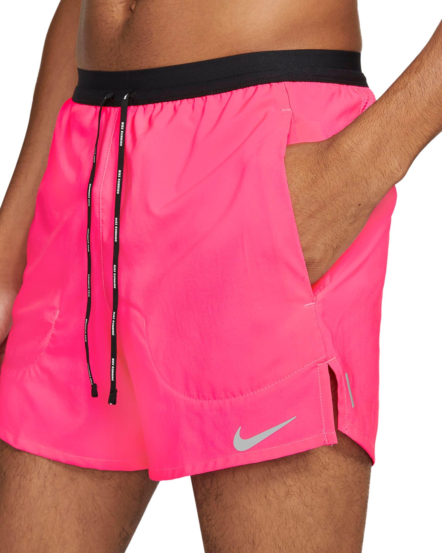 Mens pink hotsell running shorts