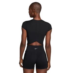 Nike Women's One Fitted Rib Dri-FIT Short Sleeve Cropped Top