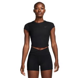 Nike Women's One Fitted Rib Dri-FIT Short Sleeve Cropped Top