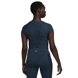 Nike Women's One Fitted Rib Dri-FIT Short Sleeve Cropped Top