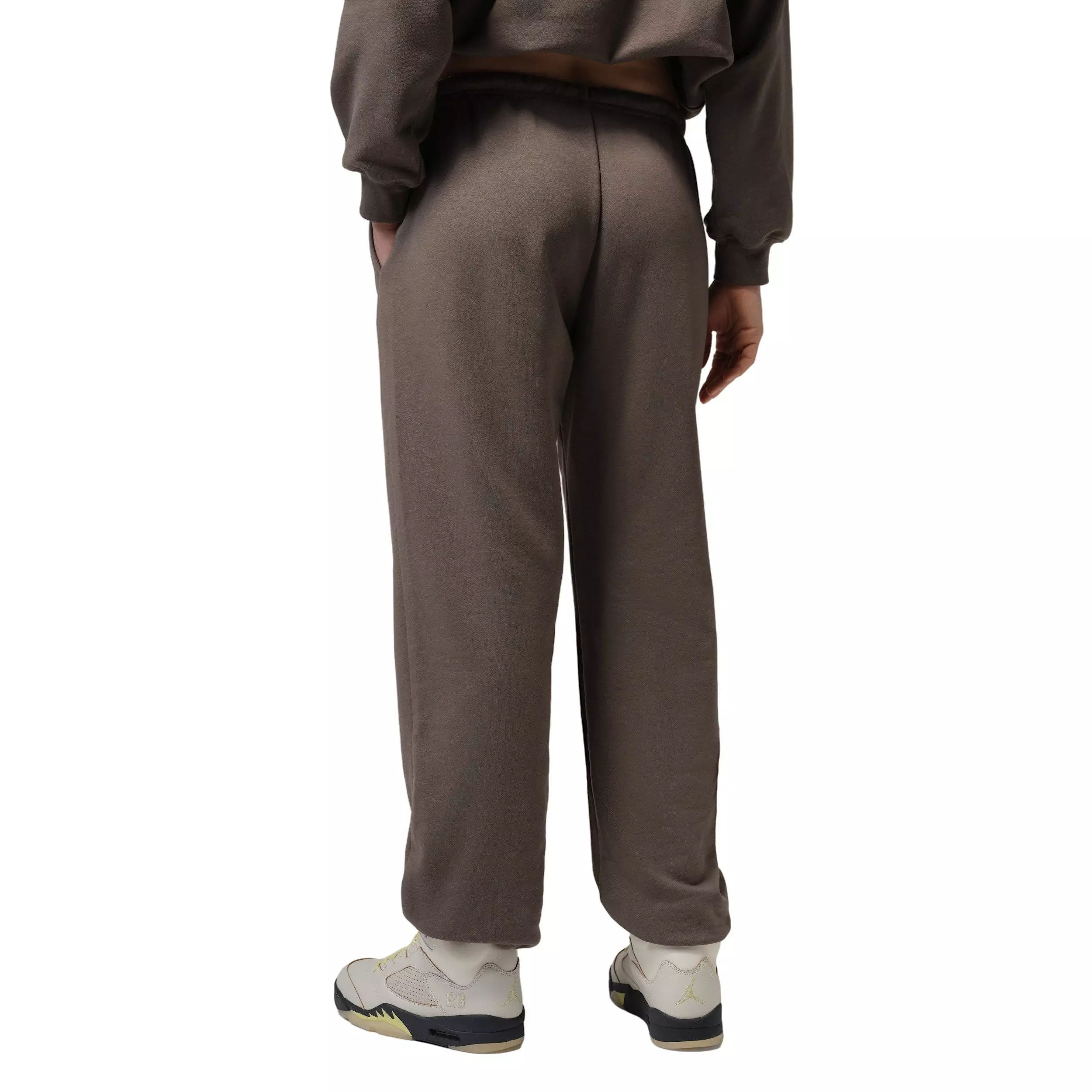 Jordan Women's Sport Crossover Dri-FIT Fleece Pants -Grey - GREY