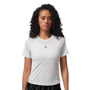 Jordan Women's Sports Essentials Dri-FIT Short-Sleeve Top -White