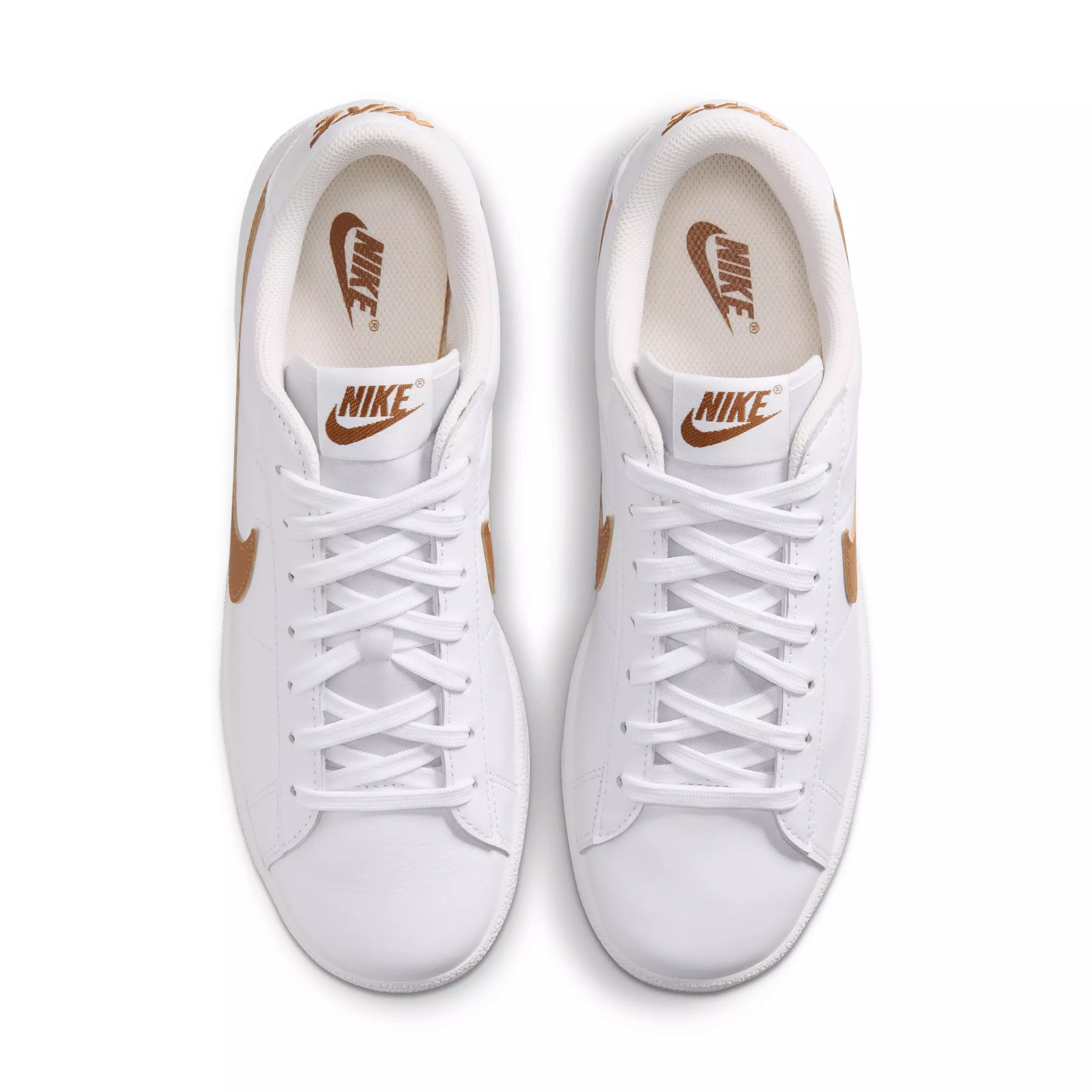 Nike Tennis Classic "White/White/Light British Tan" Women's Shoe - WHITE/WHITE/LT TAN