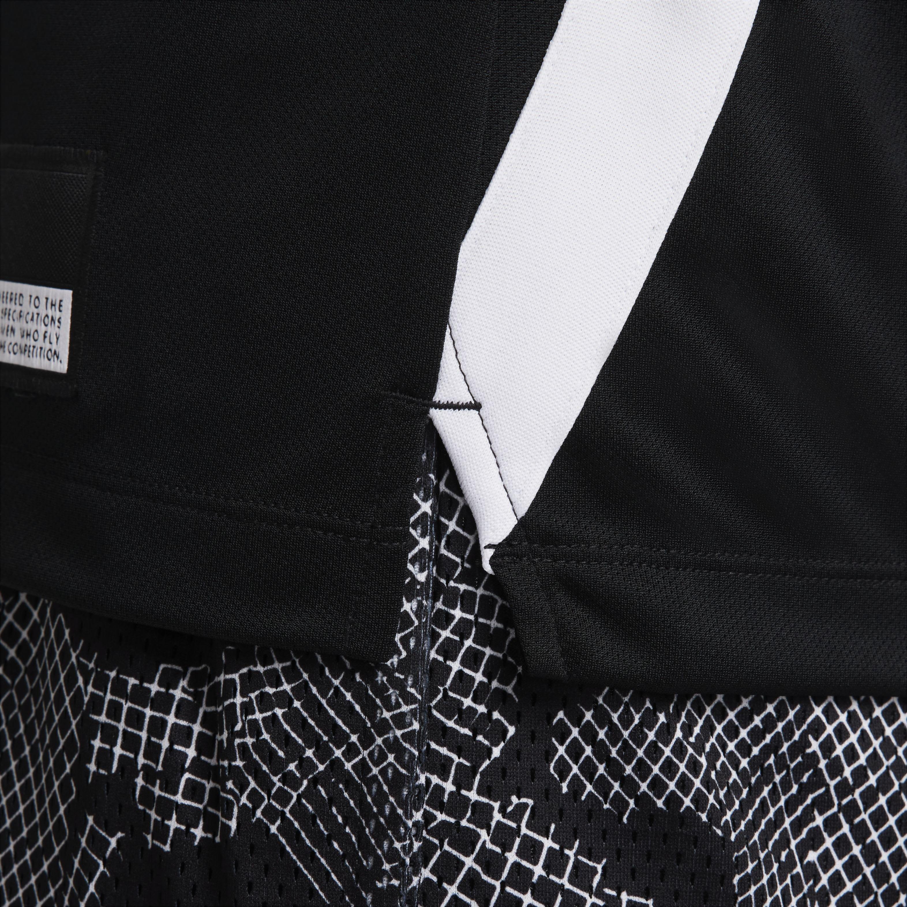 Nike Women's Dri-FIT Long Sleeve Warm-Up Basketball Top - BLACK Thumbnail View 6