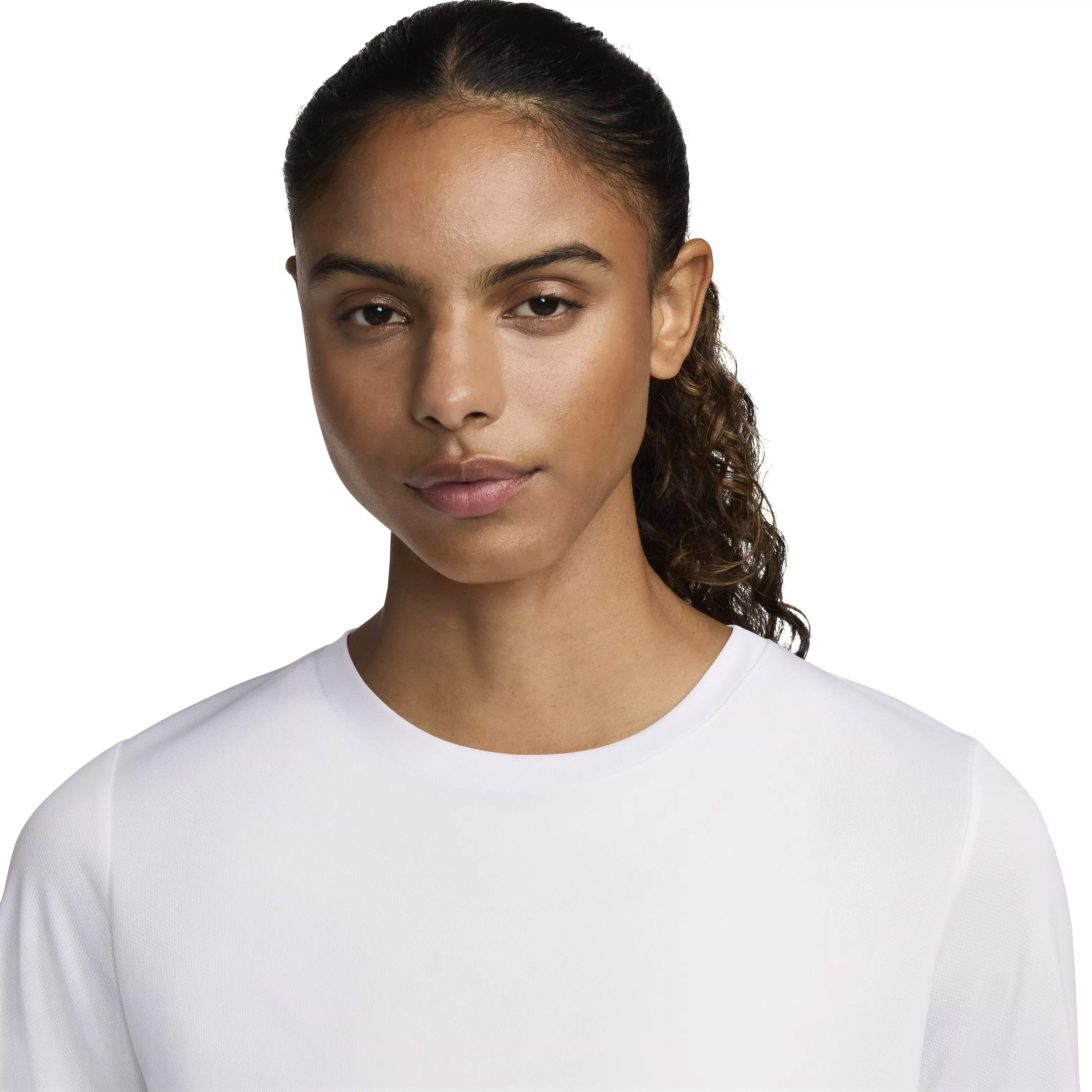 Nike Women's Dri-FIT Long Sleeve Warm-Up Basketball Top - WHITE