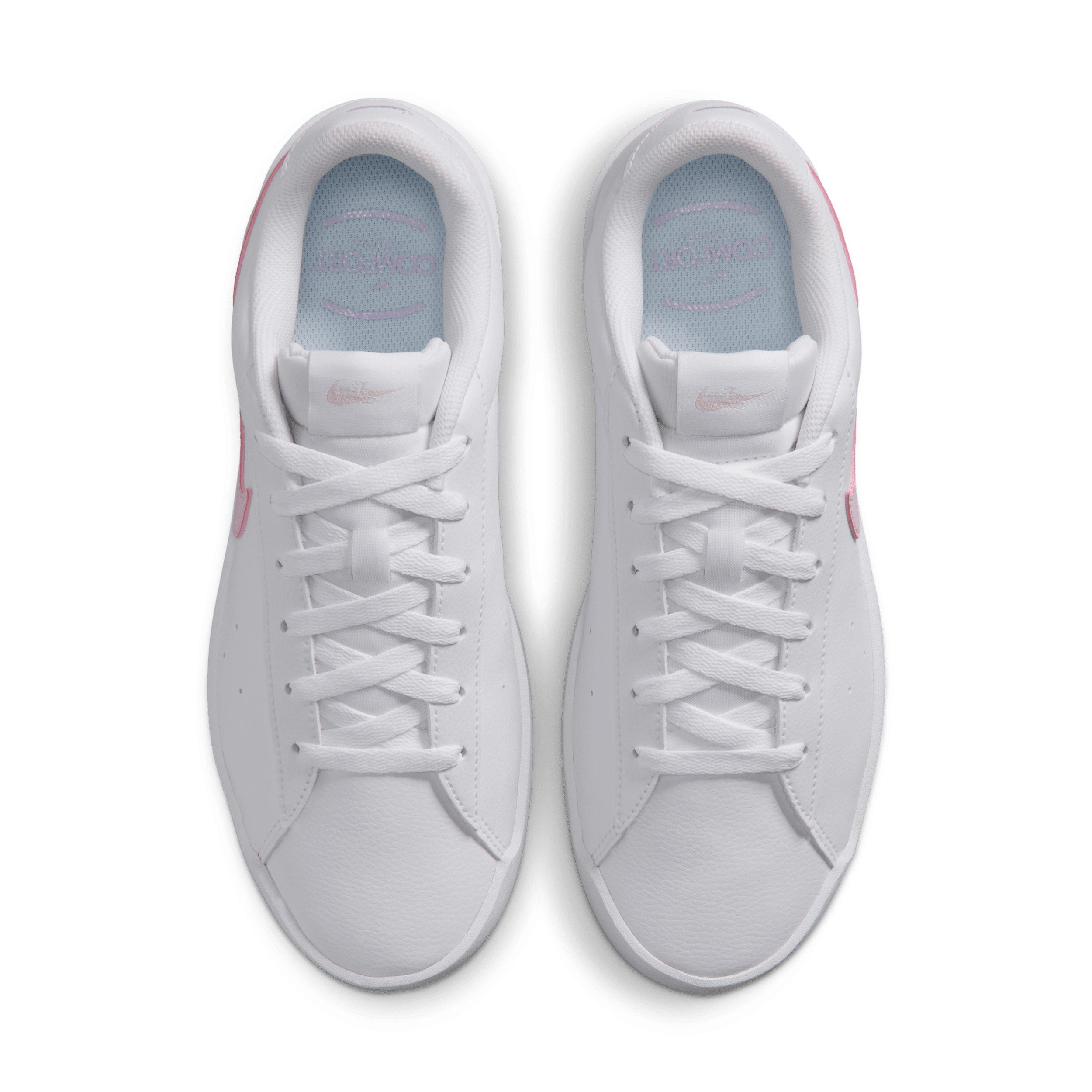 Nike Court Heritage SL "White/White/Bleached Lilac" Women's Shoe - WHITE/WHITE/LILAC