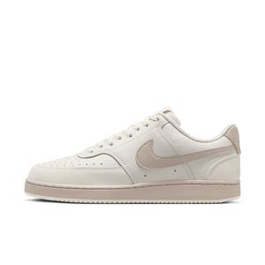 Nike Court Vision Low Suede "Phantom/Cream II" Women's Shoe - PHANTOM/CREAM