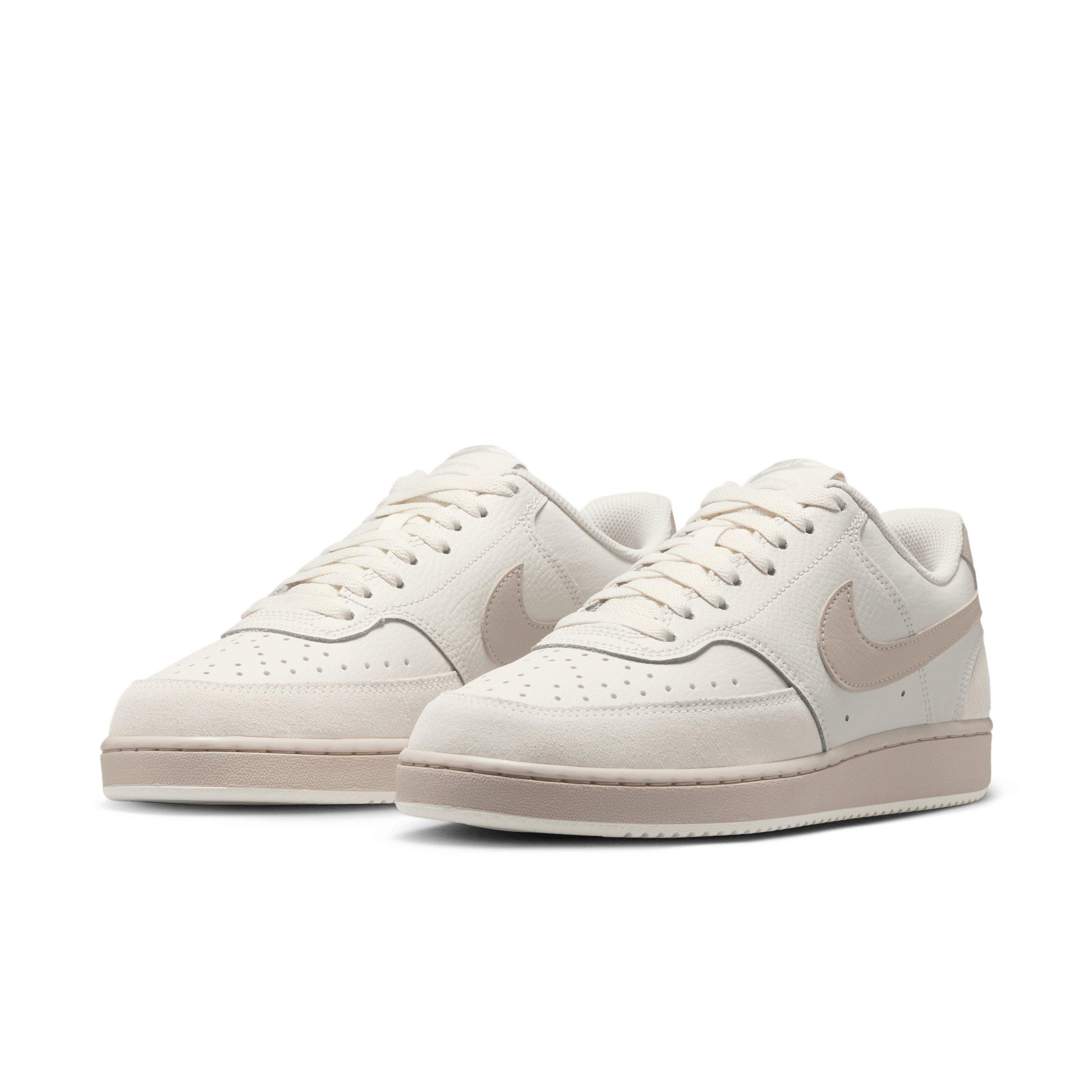 Nike Court Vision Low Suede "Phantom/Cream II" Women's Shoe - PHANTOM/CREAM
