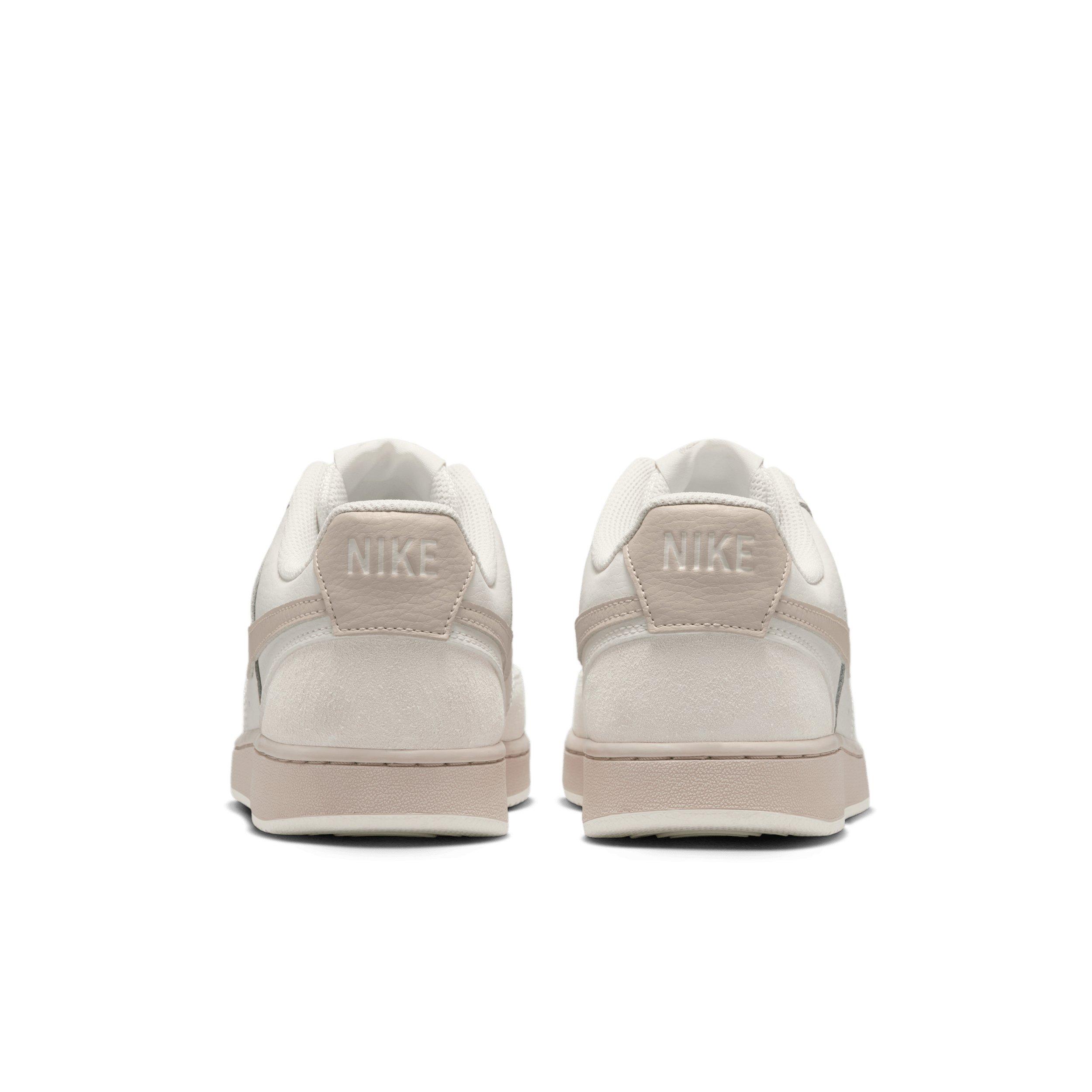 Nike Court Vision Low Suede "Phantom/Cream II" Women's Shoe - PHANTOM/CREAM
