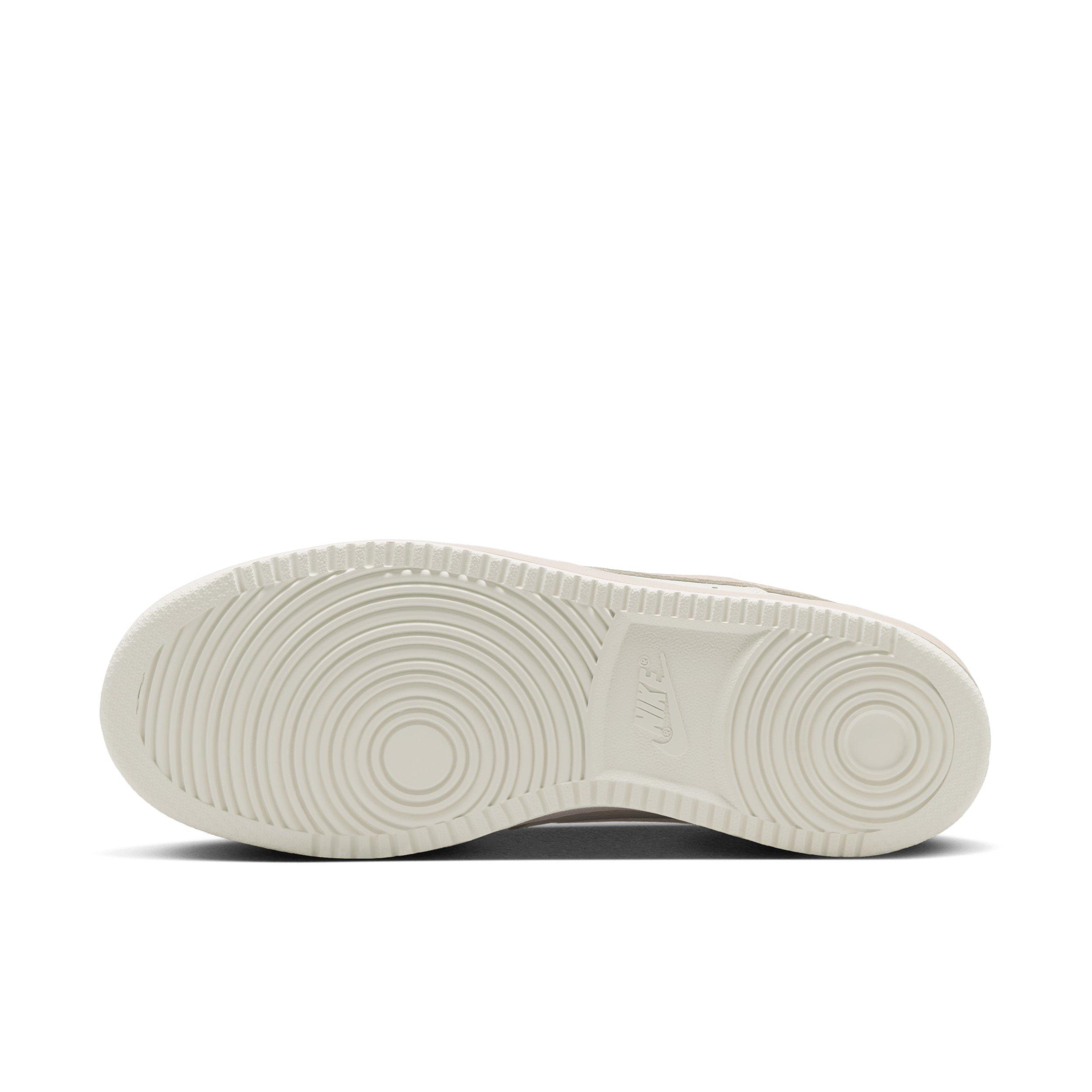 Nike Court Vision Low Suede "Phantom/Cream II" Women's Shoe - PHANTOM/CREAM