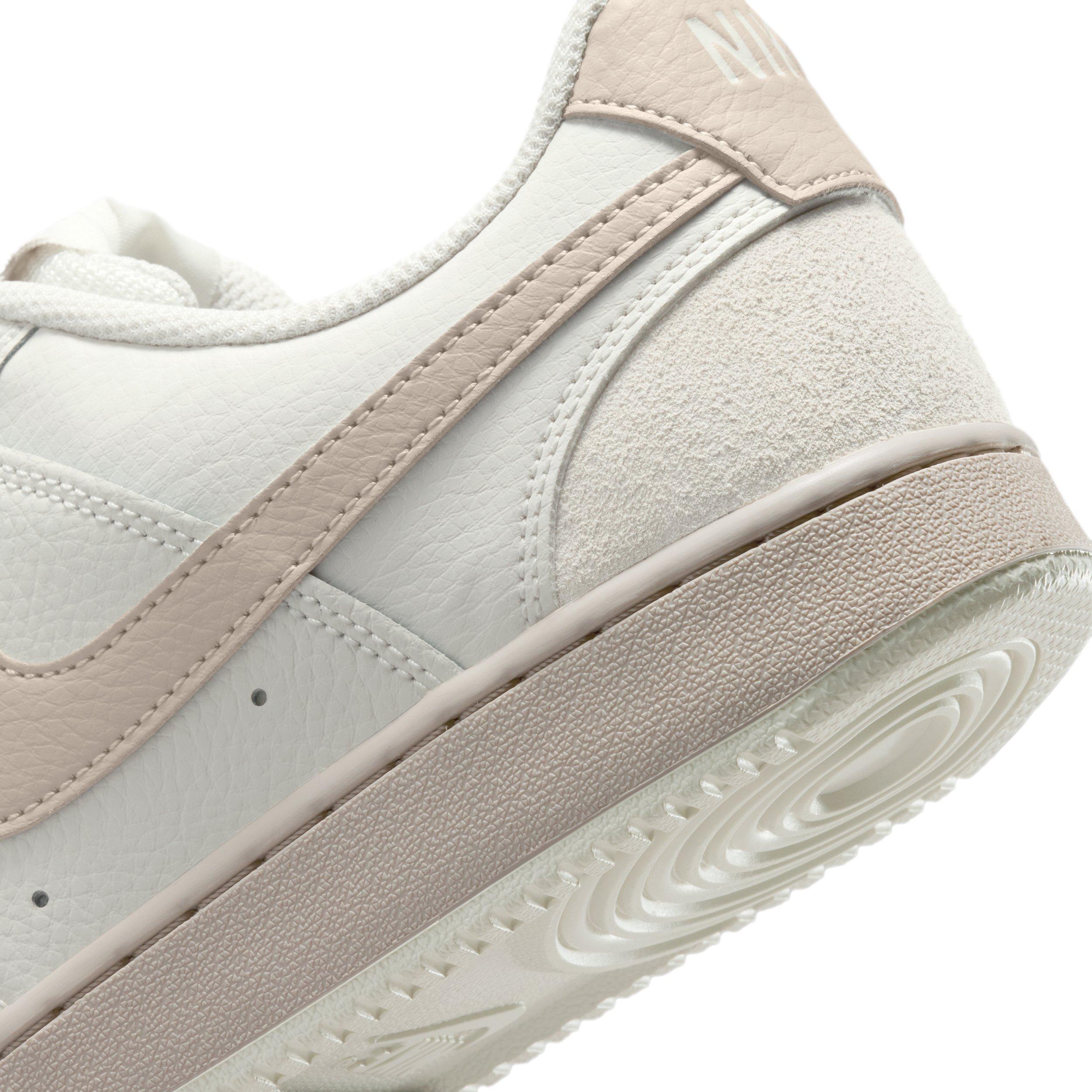 Nike Court Vision Low Suede "Phantom/Cream II" Women's Shoe - PHANTOM/CREAM