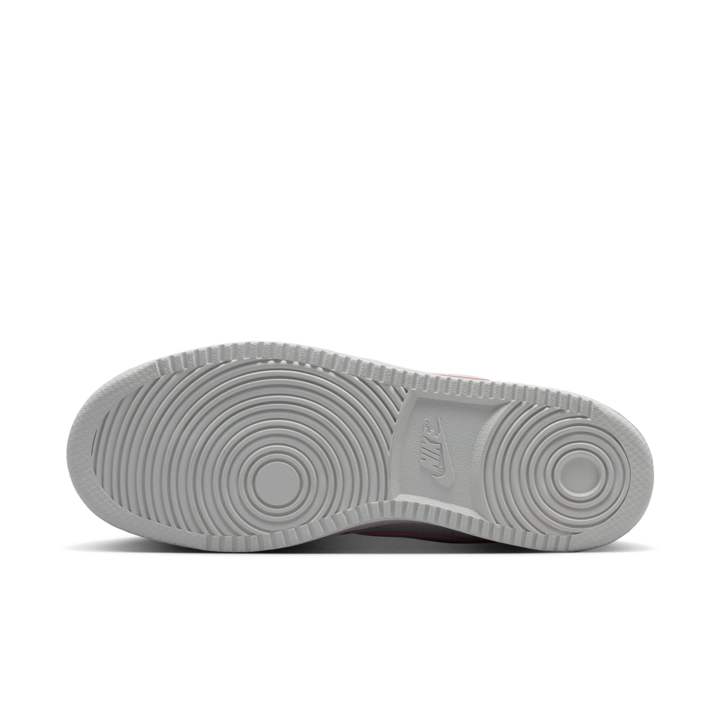 Nike Court Vision Low Suede "Off White/Bleached Lilac" Women's Shoe - OFF WHITE/LILAC