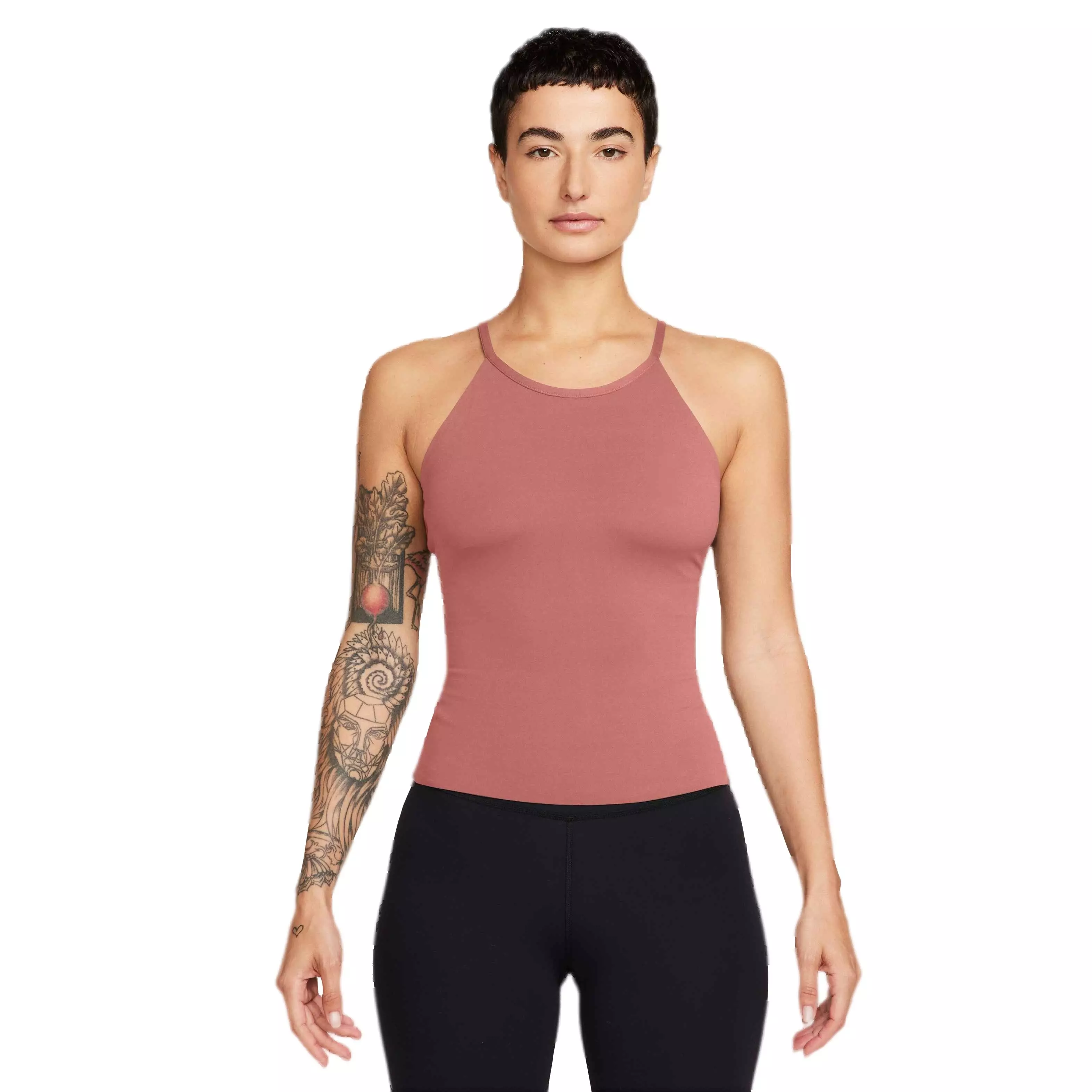 Nike Women's Zenvy Dri-FIT Tank Top - Pink - PINK