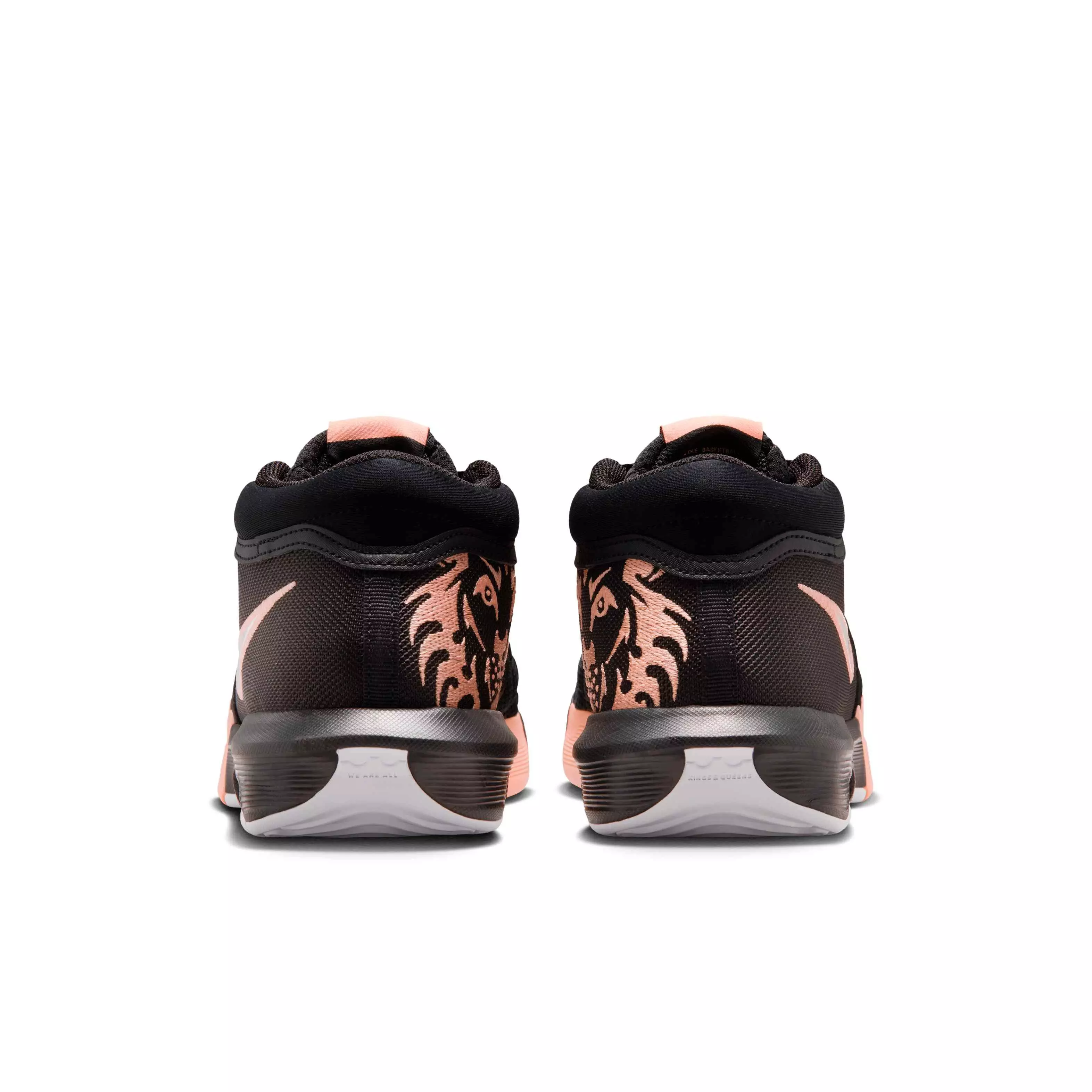 Nike LeBron Witness VIII "Black/Apricot Agate/White" Men's Basketball Shoe - BLACK/APRICOT/WHITE