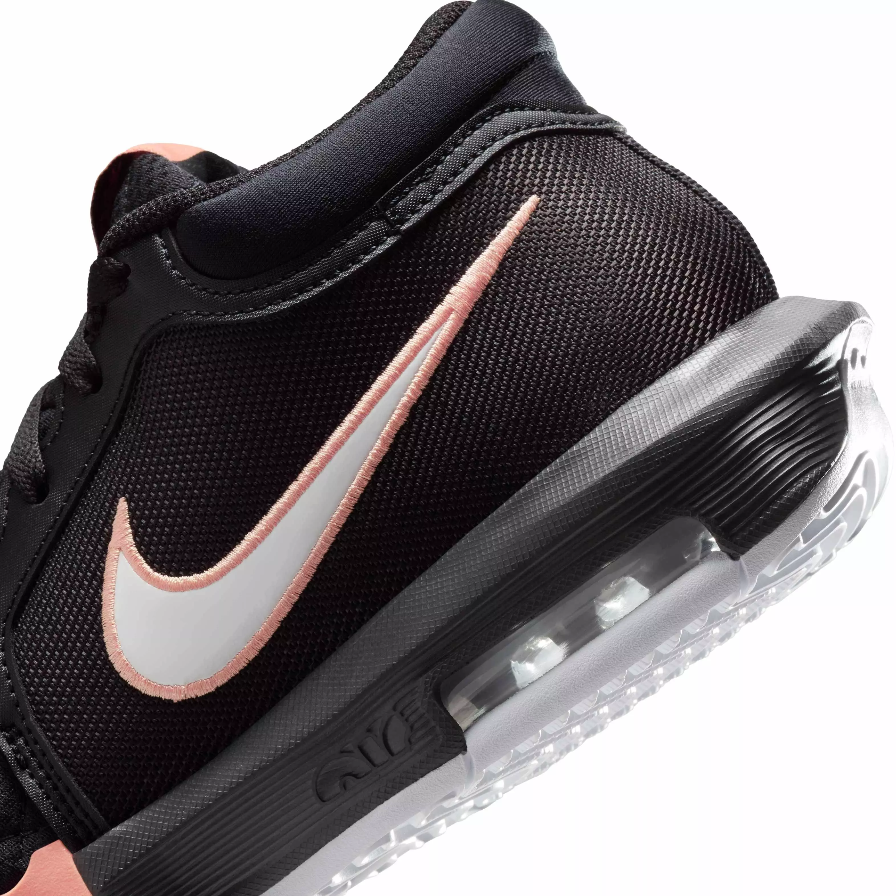 Nike LeBron Witness VIII "Black/Apricot Agate/White" Men's Basketball Shoe - BLACK/APRICOT/WHITE
