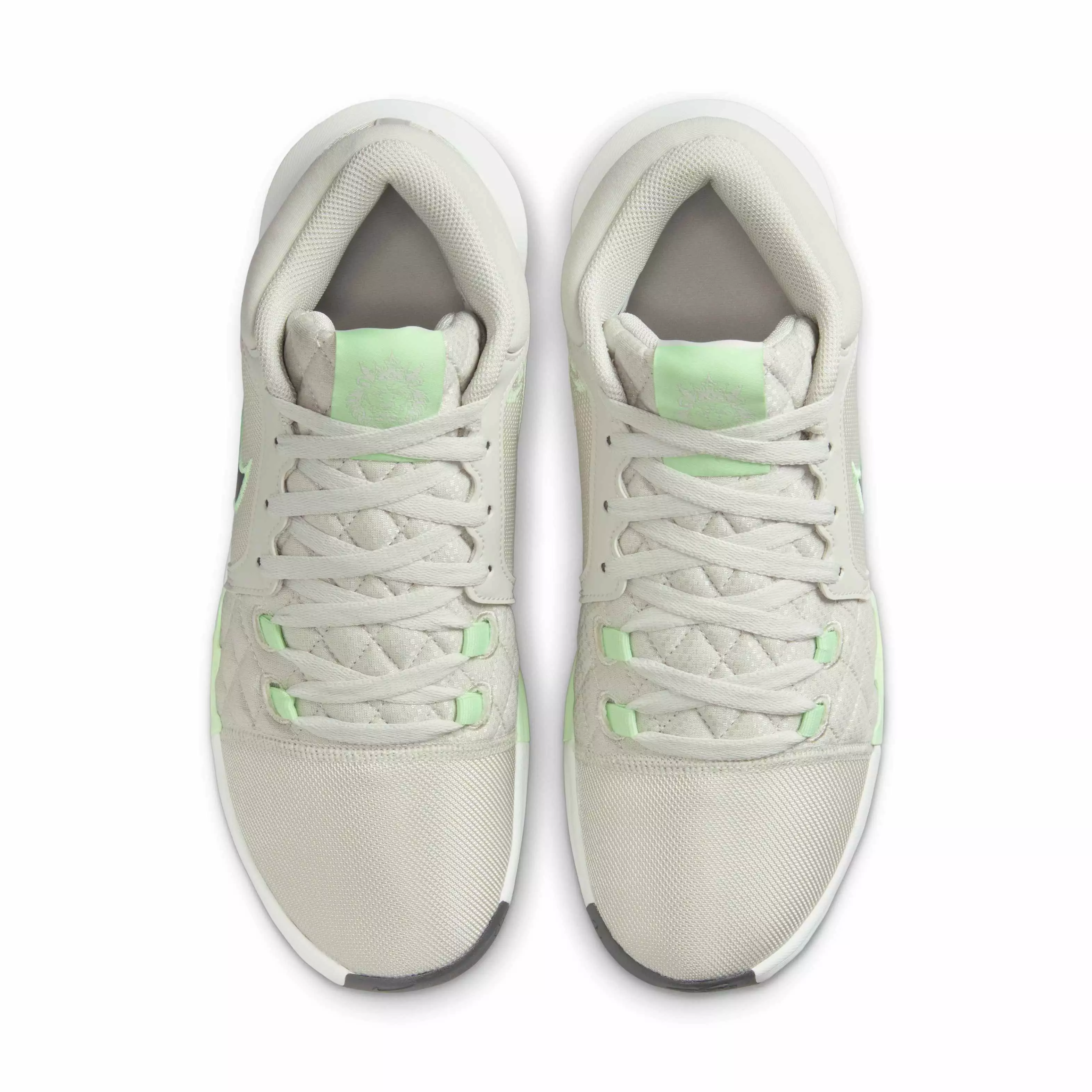 Nike LeBron Witness VIII "Light Bone/Vapor Green/Swan/Anthracite" Men's Basketball Shoe - LT BONE/GREEN/SWAN/ANTHRACITE