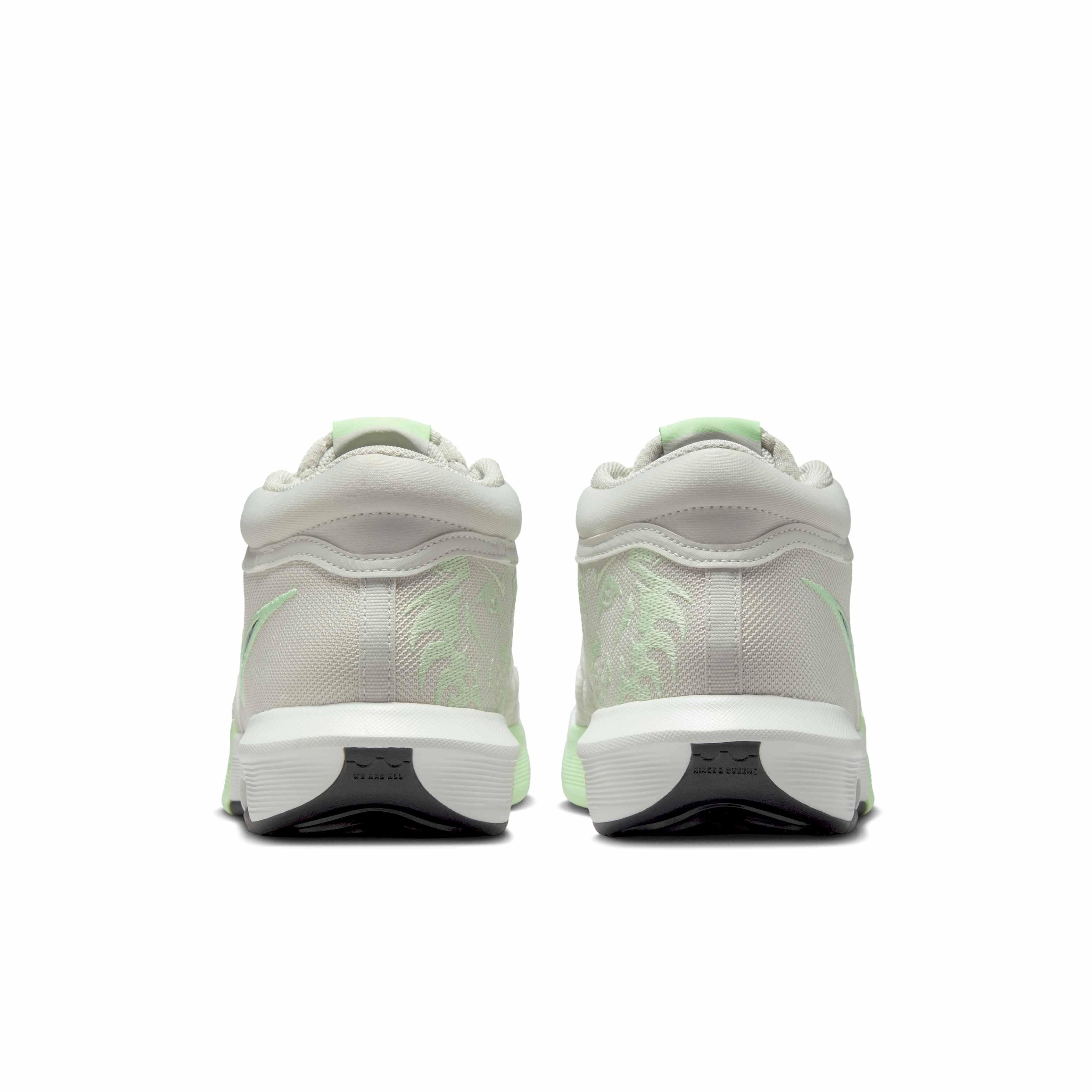 Nike LeBron Witness VIII "Light Bone/Vapor Green/Swan/Anthracite" Men's Basketball Shoe - LT BONE/GREEN/SWAN/ANTHRACITE Thumbnail View 5