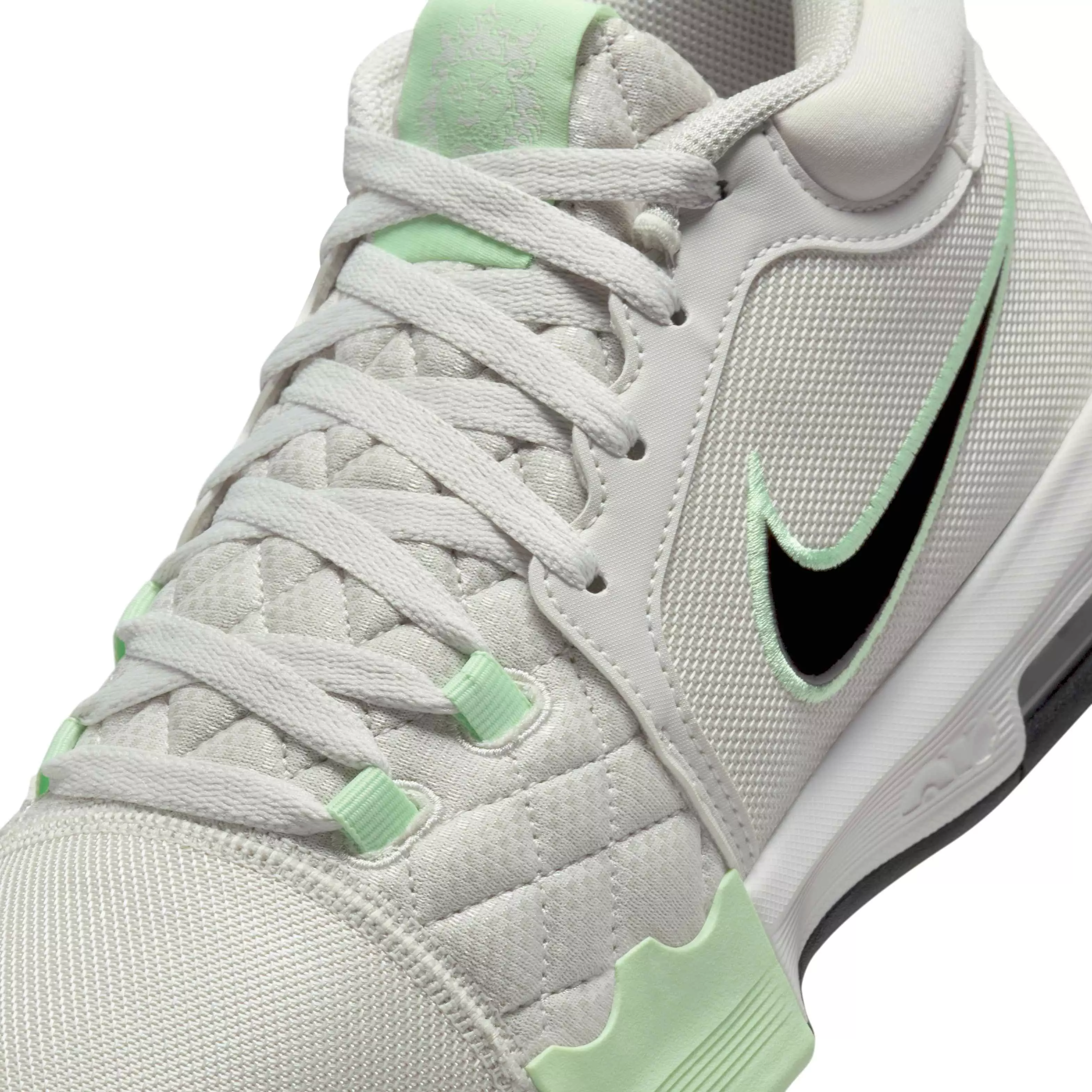 Nike LeBron Witness VIII "Light Bone/Vapor Green/Swan/Anthracite" Men's Basketball Shoe - LT BONE/GREEN/SWAN/ANTHRACITE